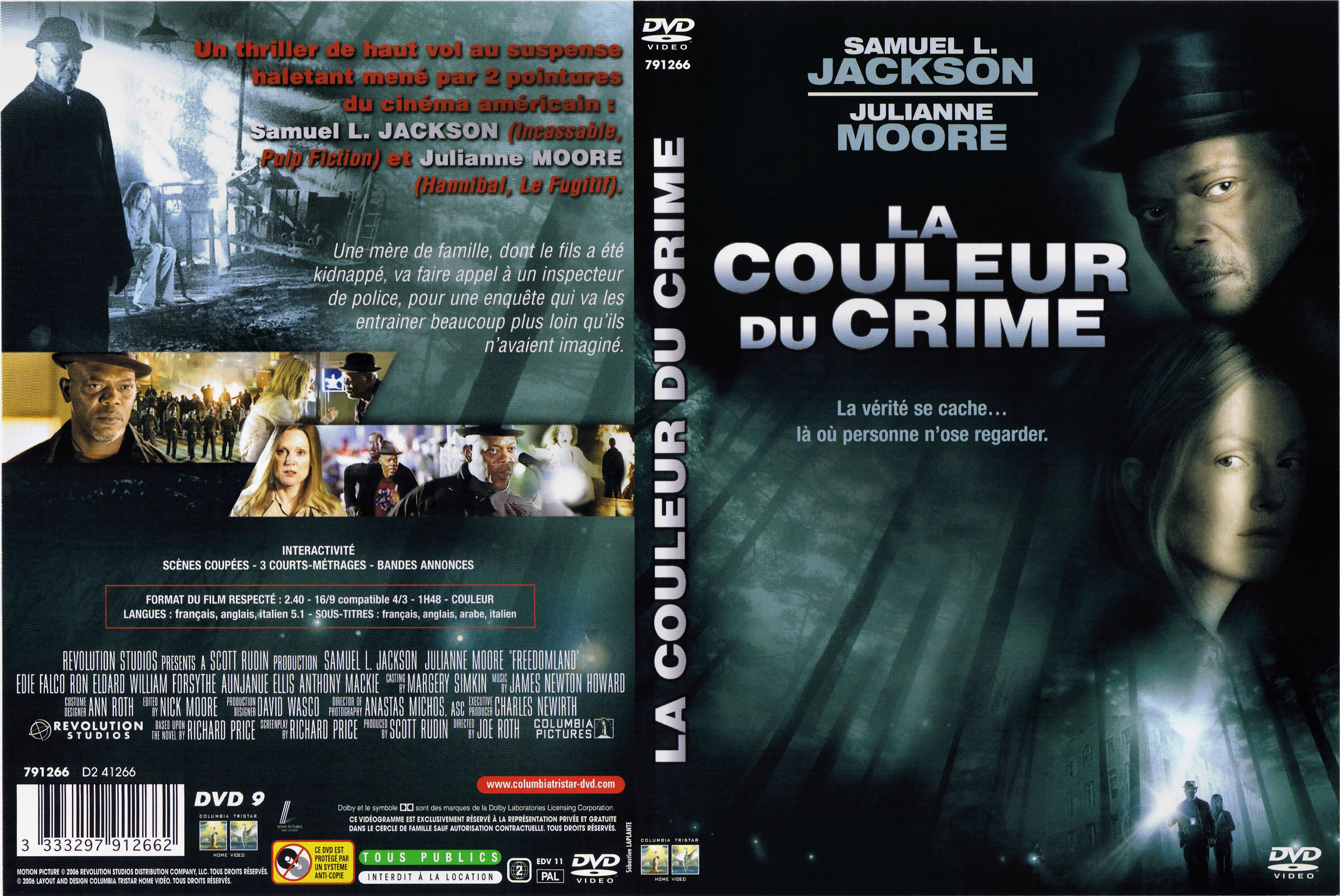 Jaquette DVD La couleur du crime v2
