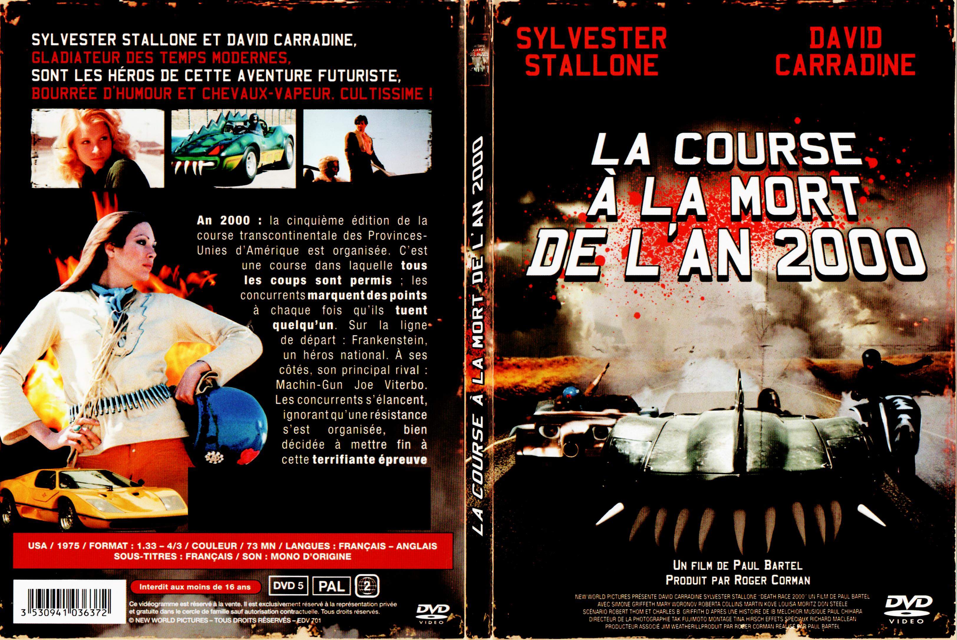 Jaquette DVD La course  la mort de l