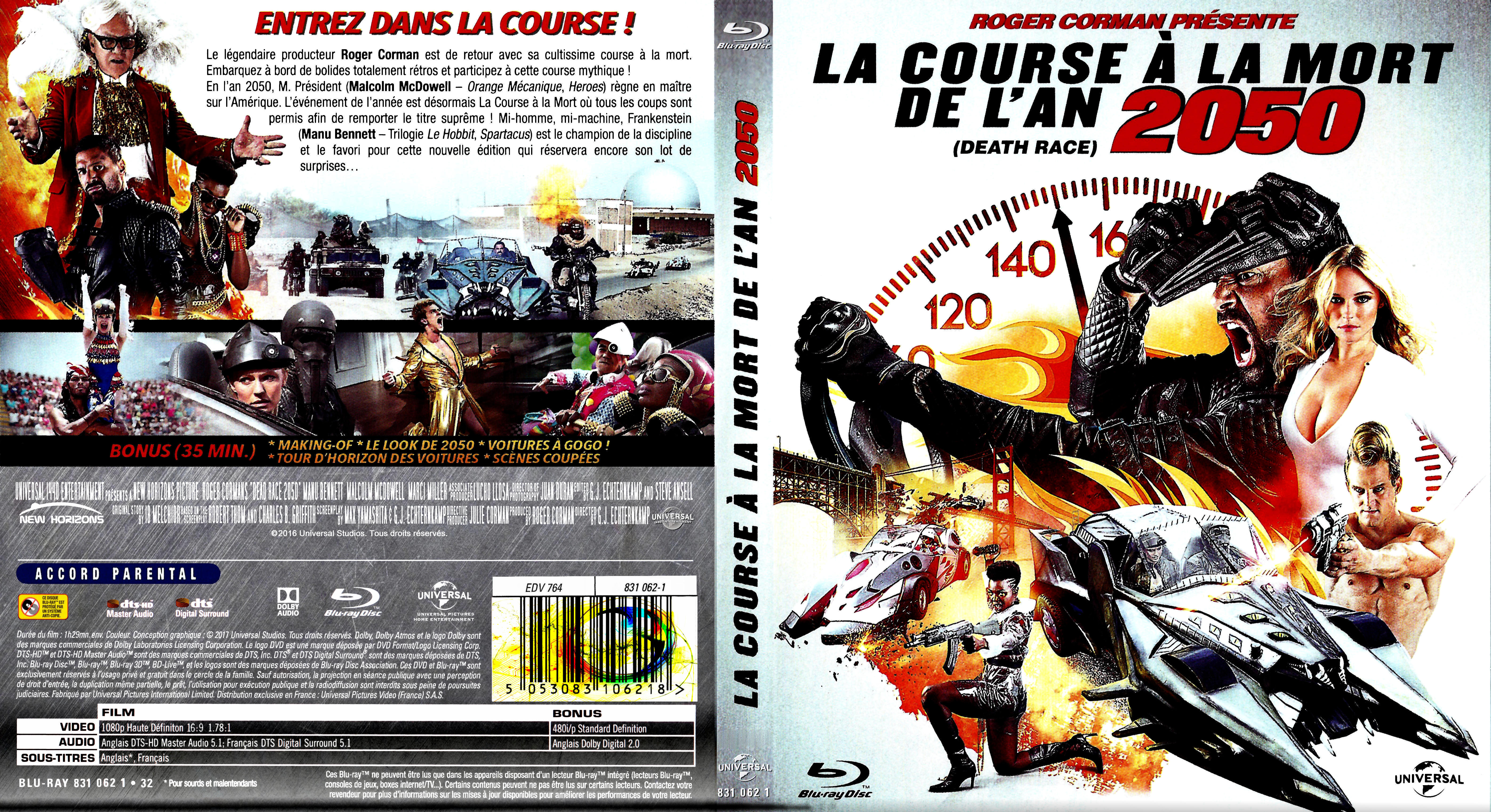 Jaquette DVD La course  la mort de l