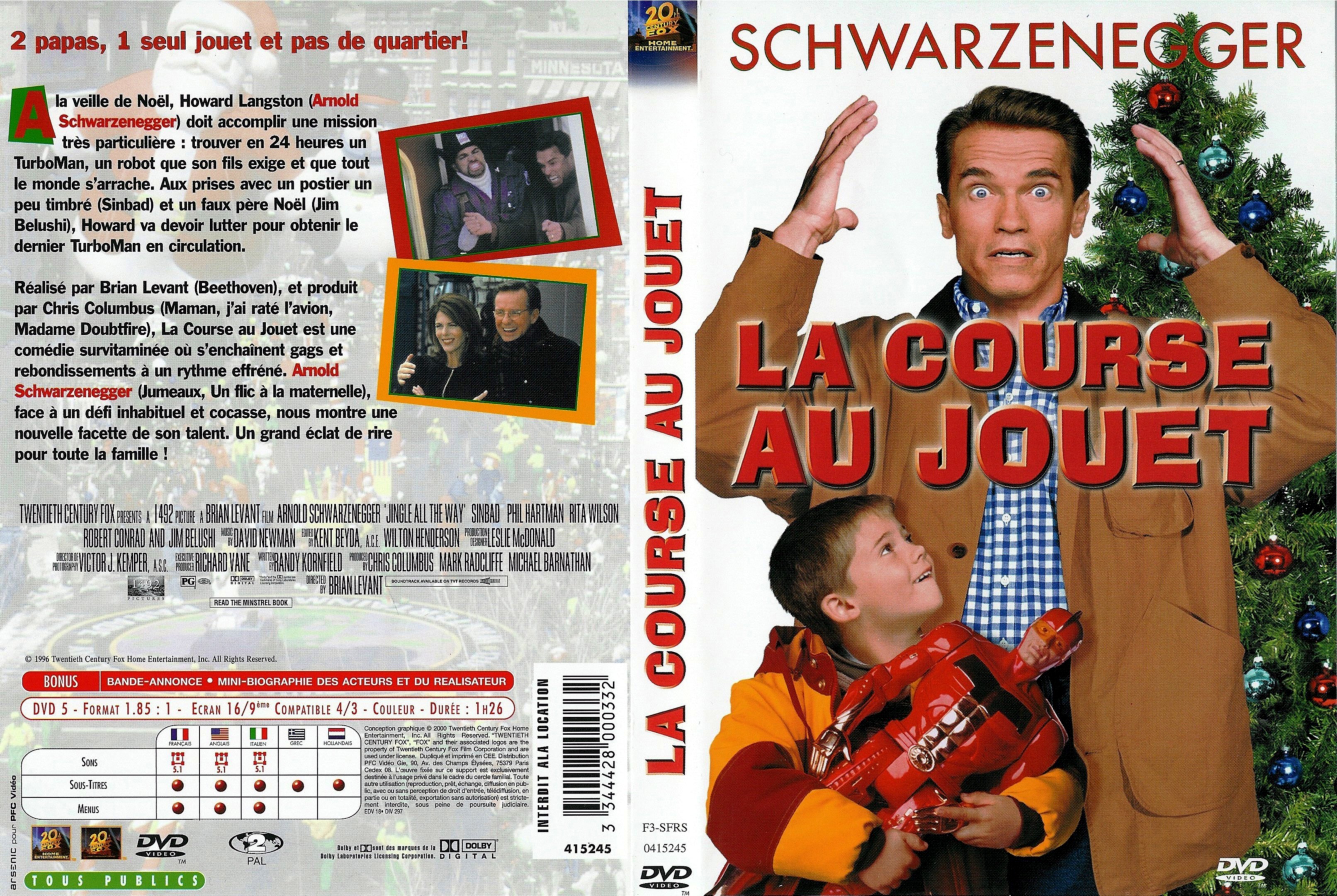 Jaquette DVD La course au jouet