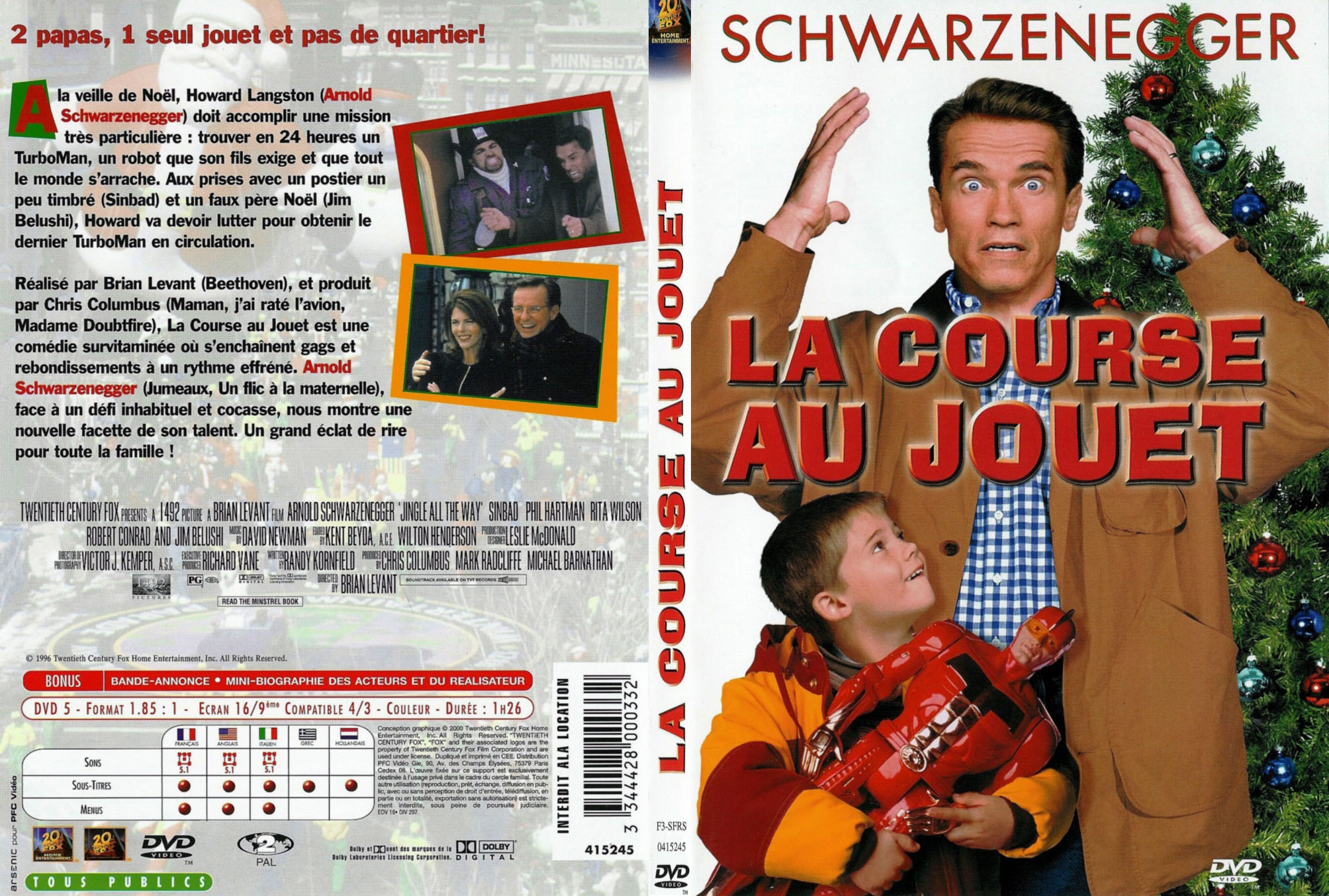 Jaquette DVD La course au jouet - SLIM