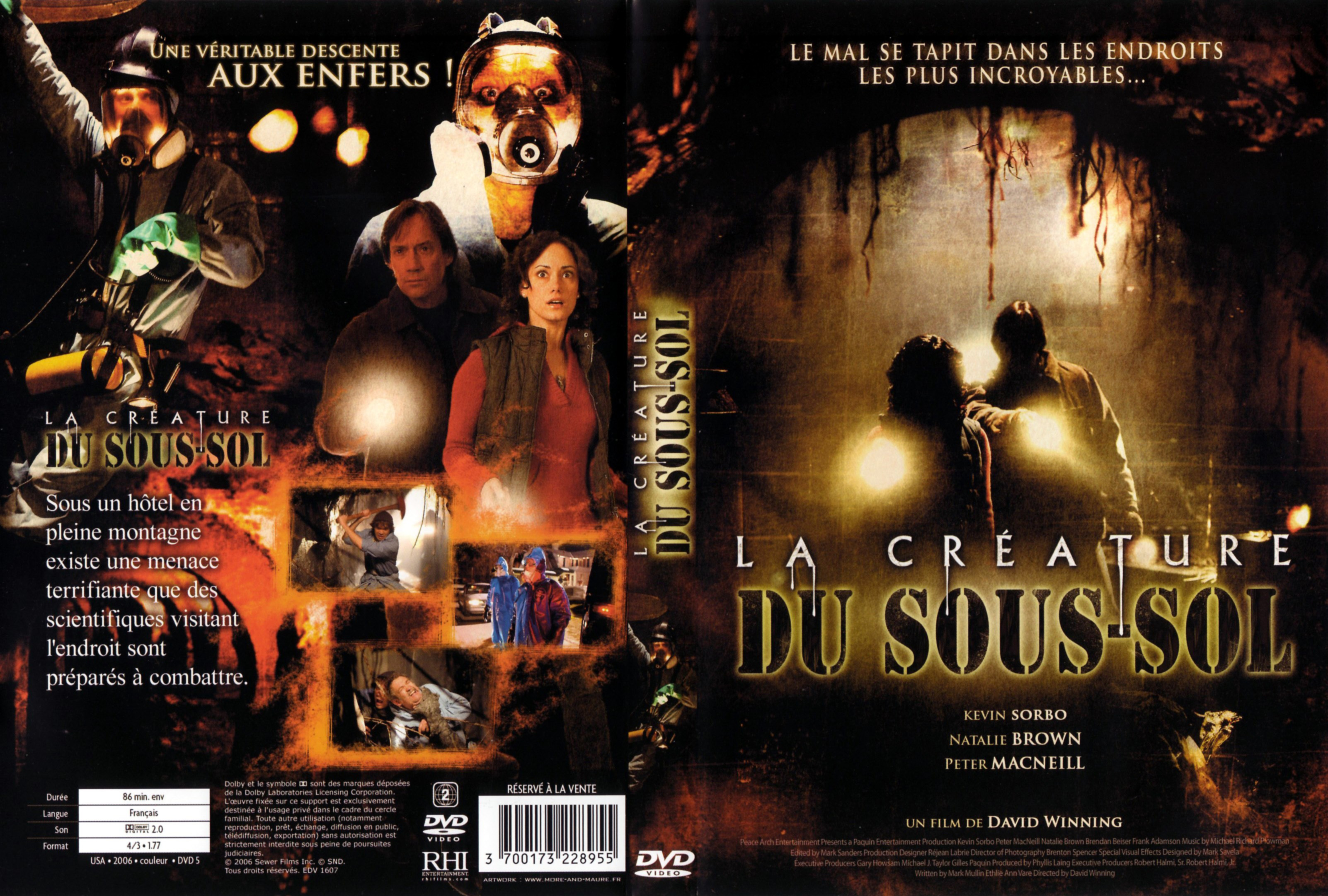 Jaquette DVD La crature du sous-sol