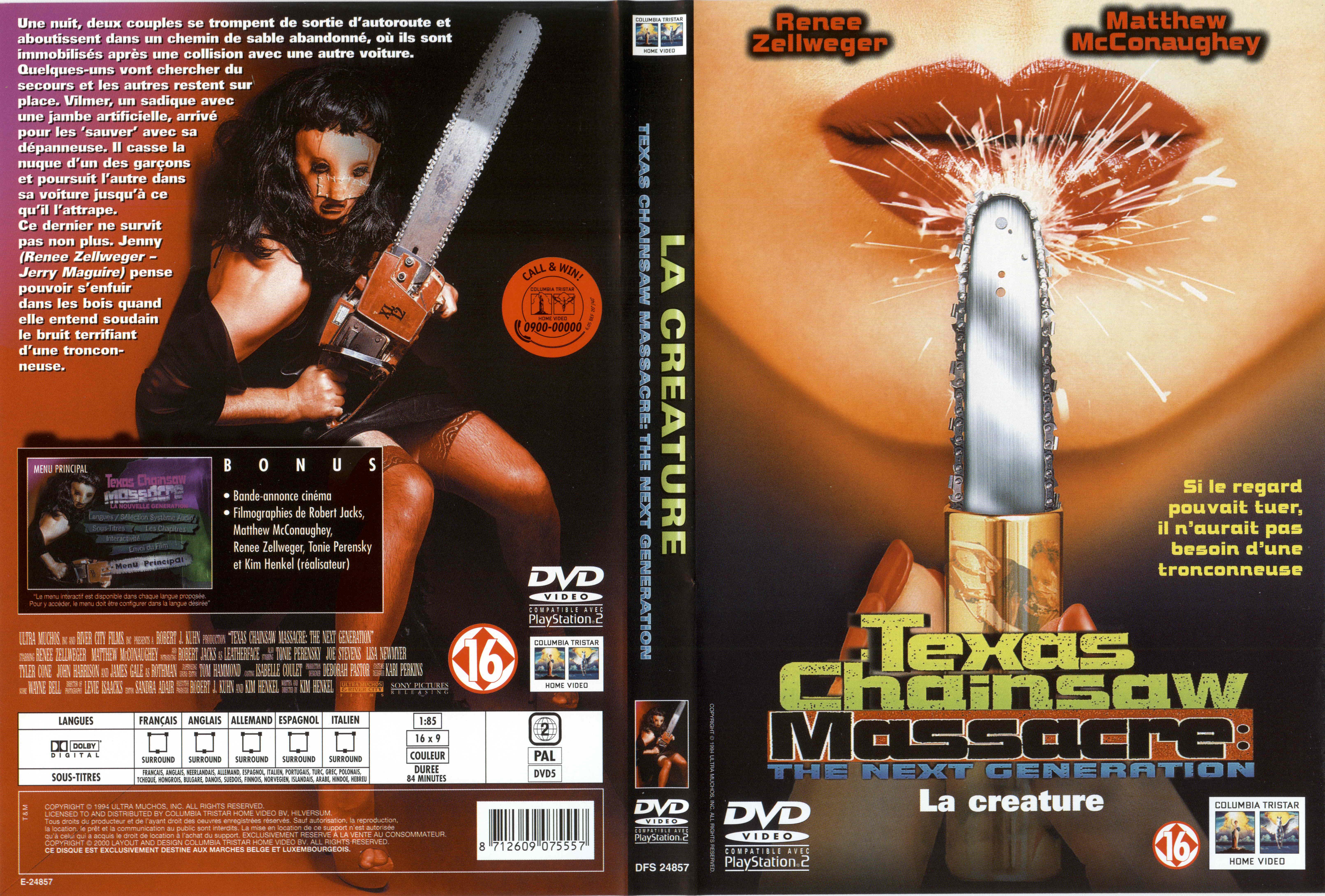 Jaquette DVD La creature texas chainsaw massacre the next generation