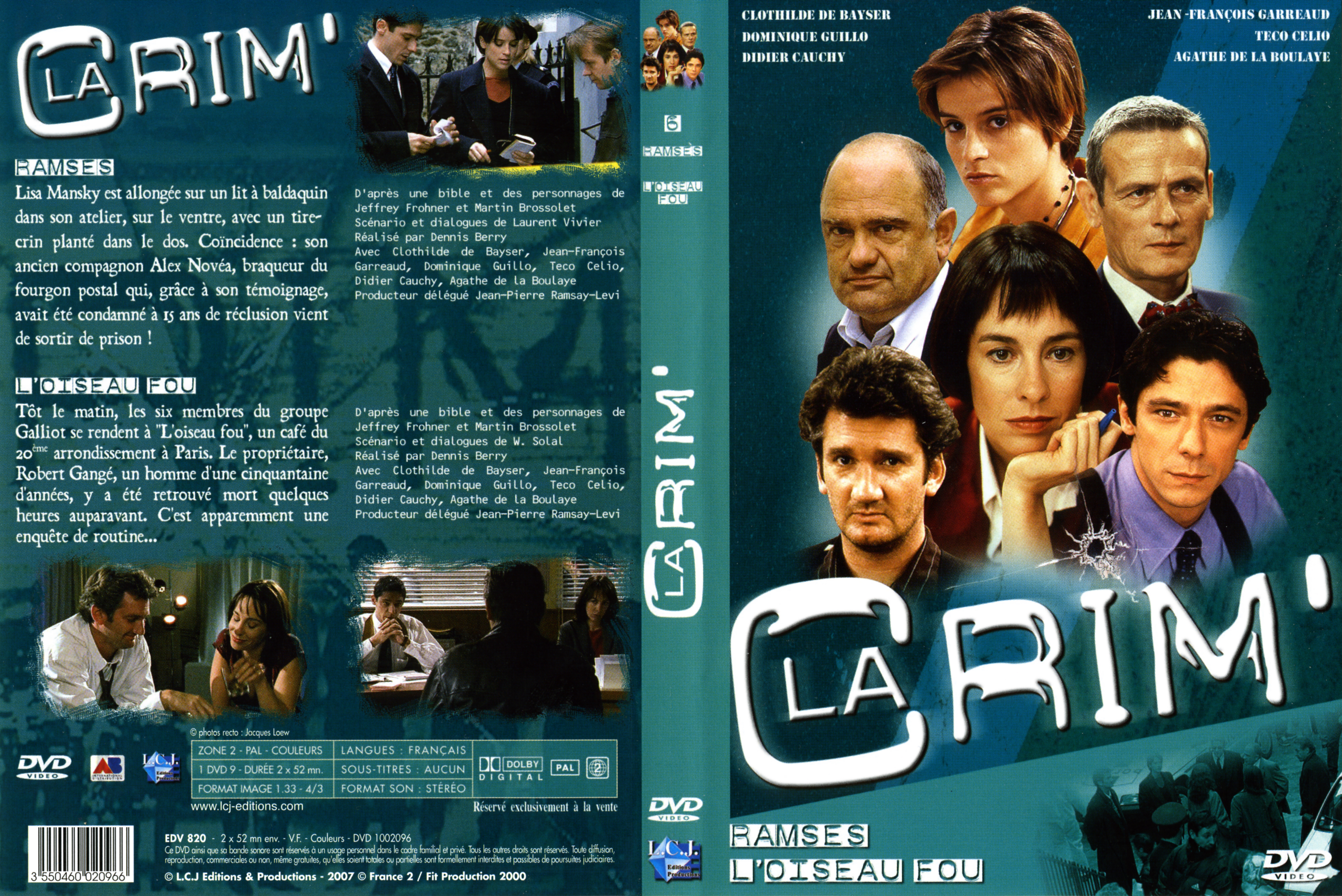 Jaquette DVD La crim vol 06