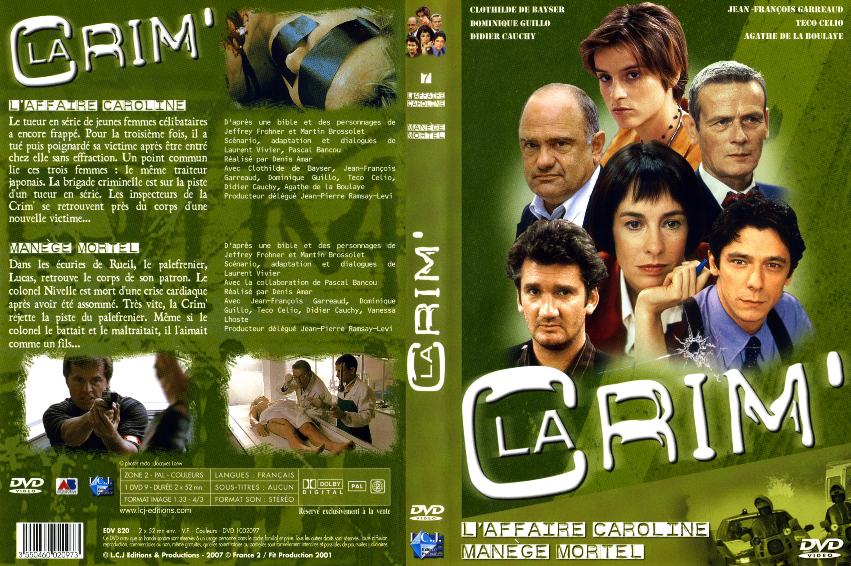 Jaquette DVD La crim vol 07