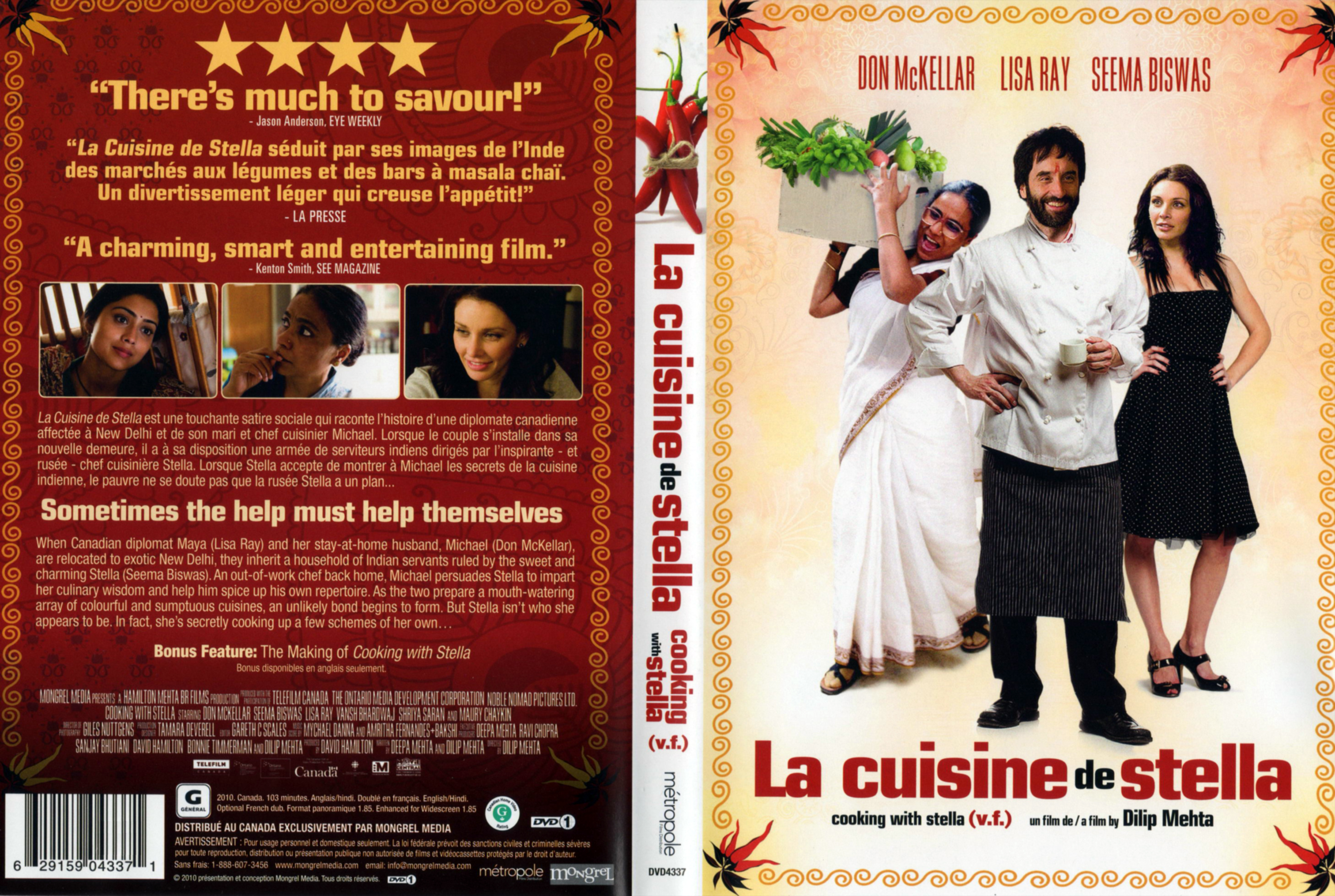 Jaquette DVD La cuisine de Stella (Canadienne)