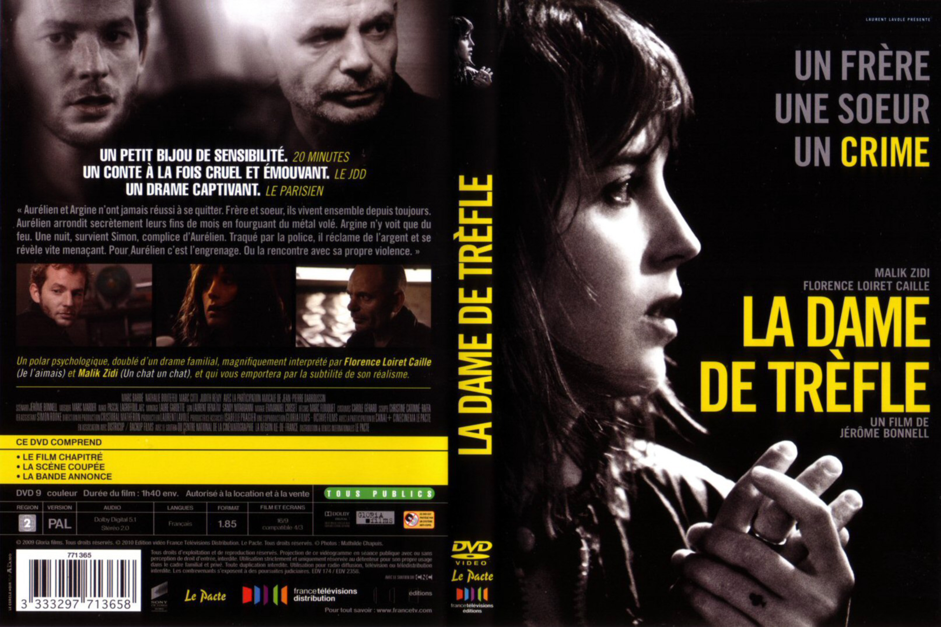 Nom De La Dame De Trefle Jaquette DVD de La dame de trèfle - Cinéma Passion