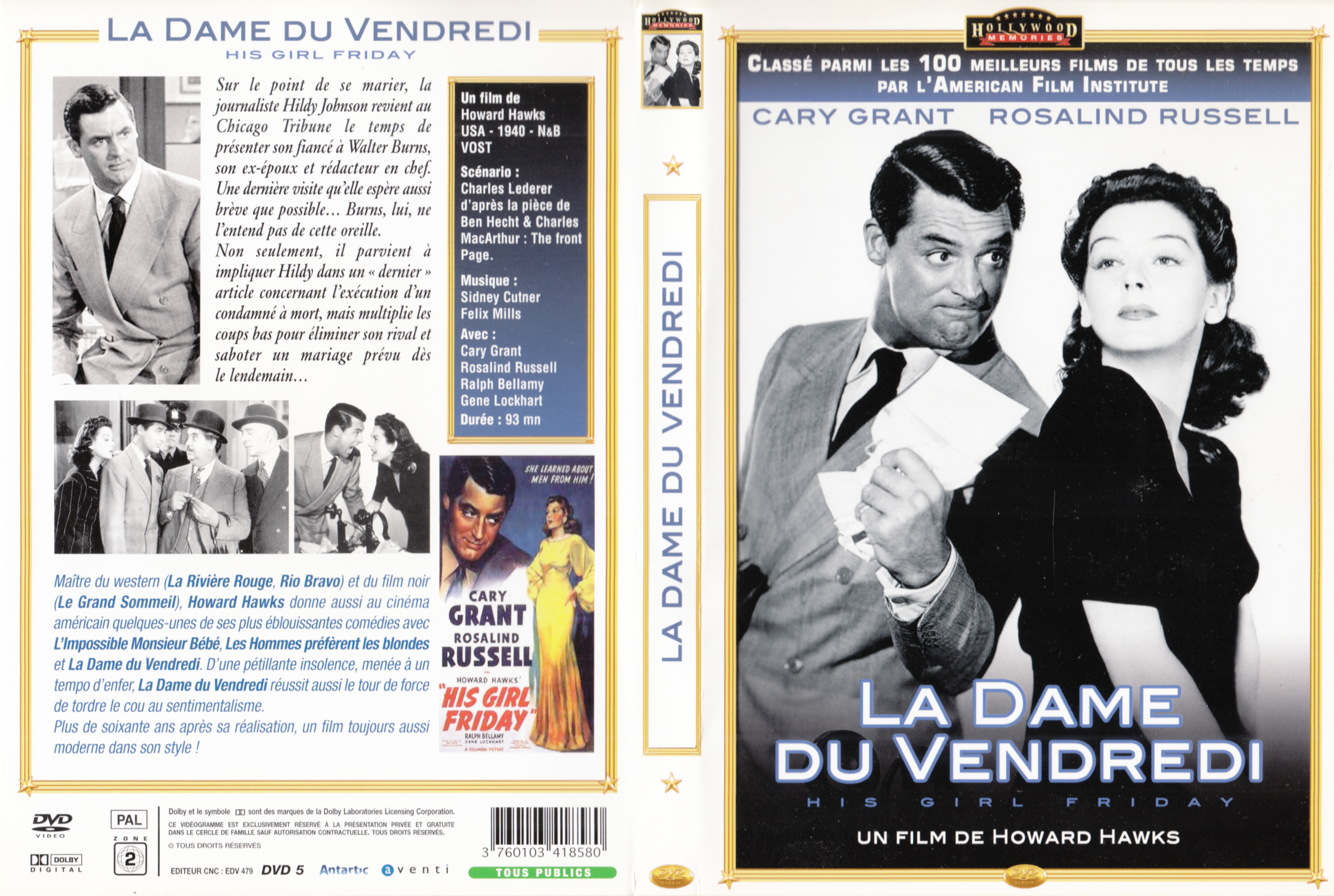 Jaquette DVD La dame du vendredi v2