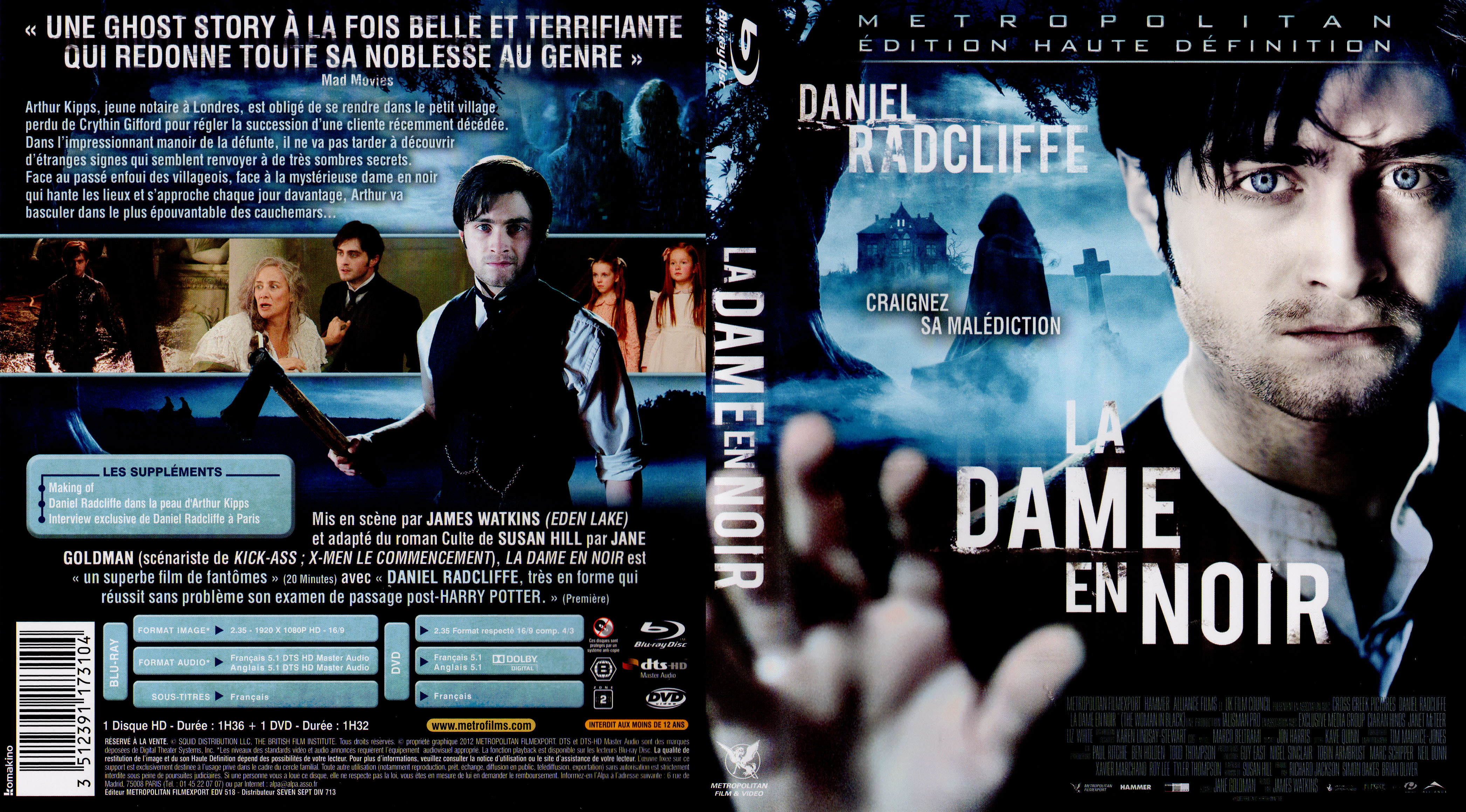 Jaquette DVD La dame en noir (BLU-RAY)