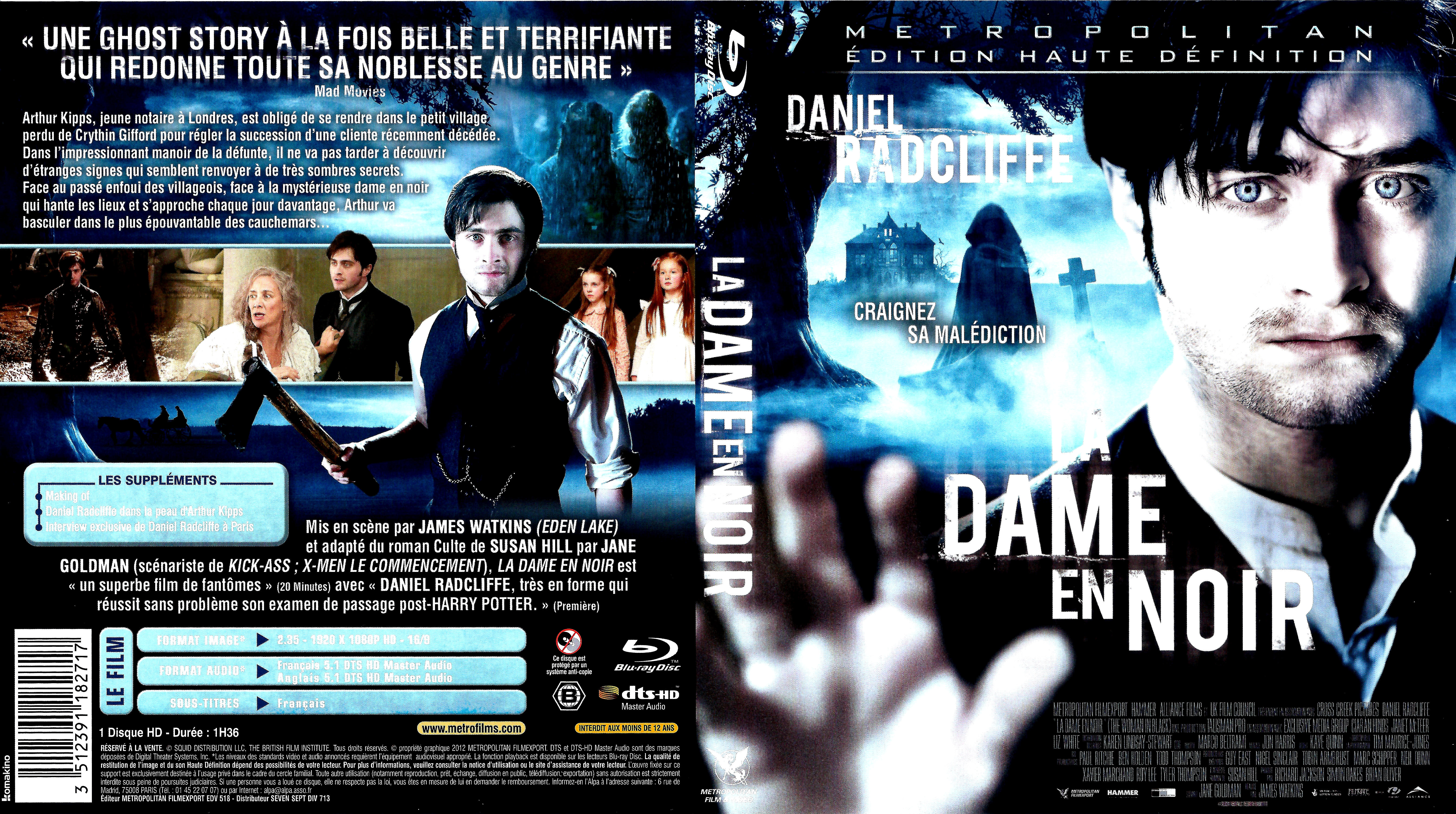 Jaquette DVD La dame en noir (BLU-RAY) v2