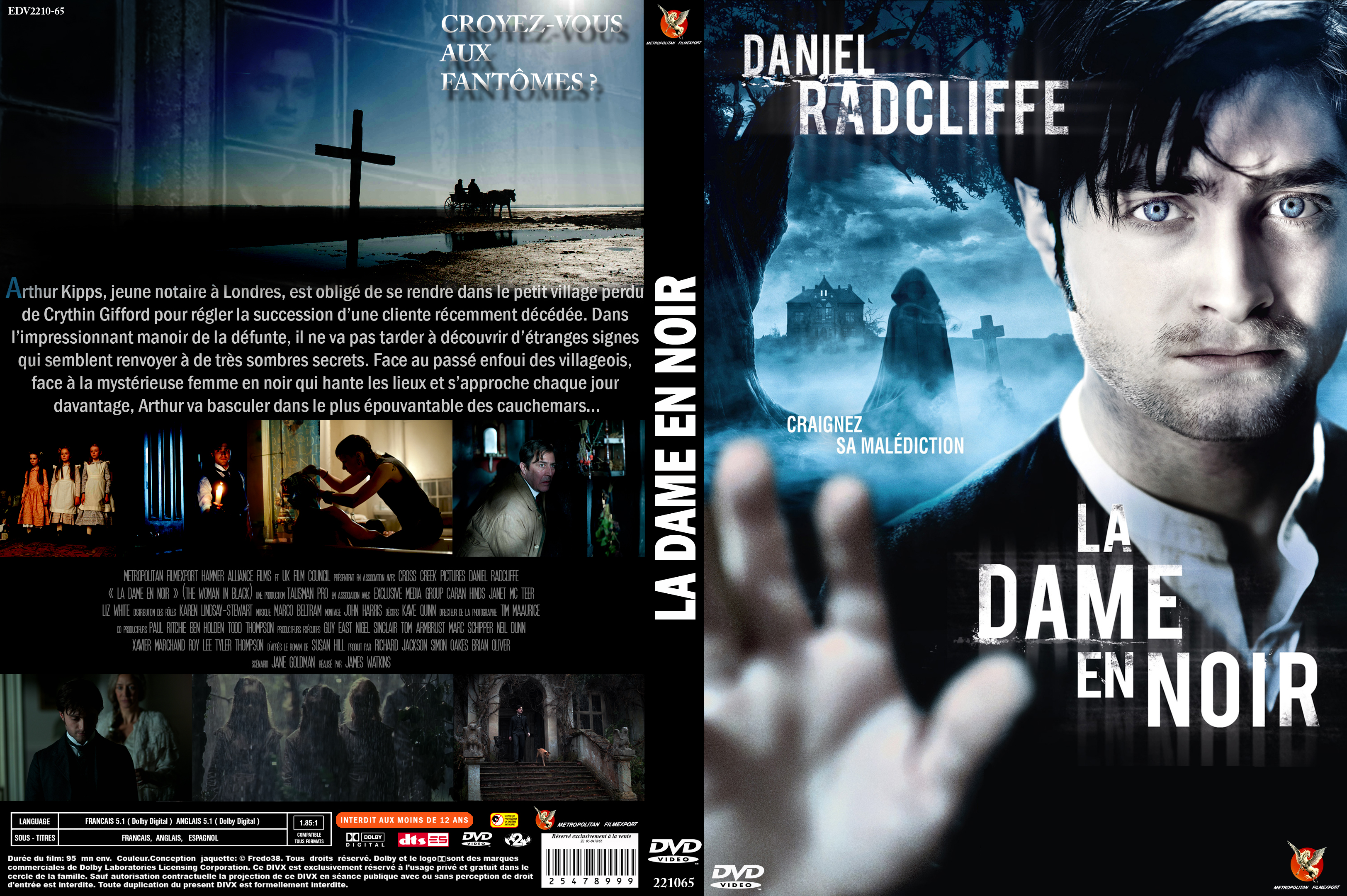 Jaquette DVD La dame en noir custom