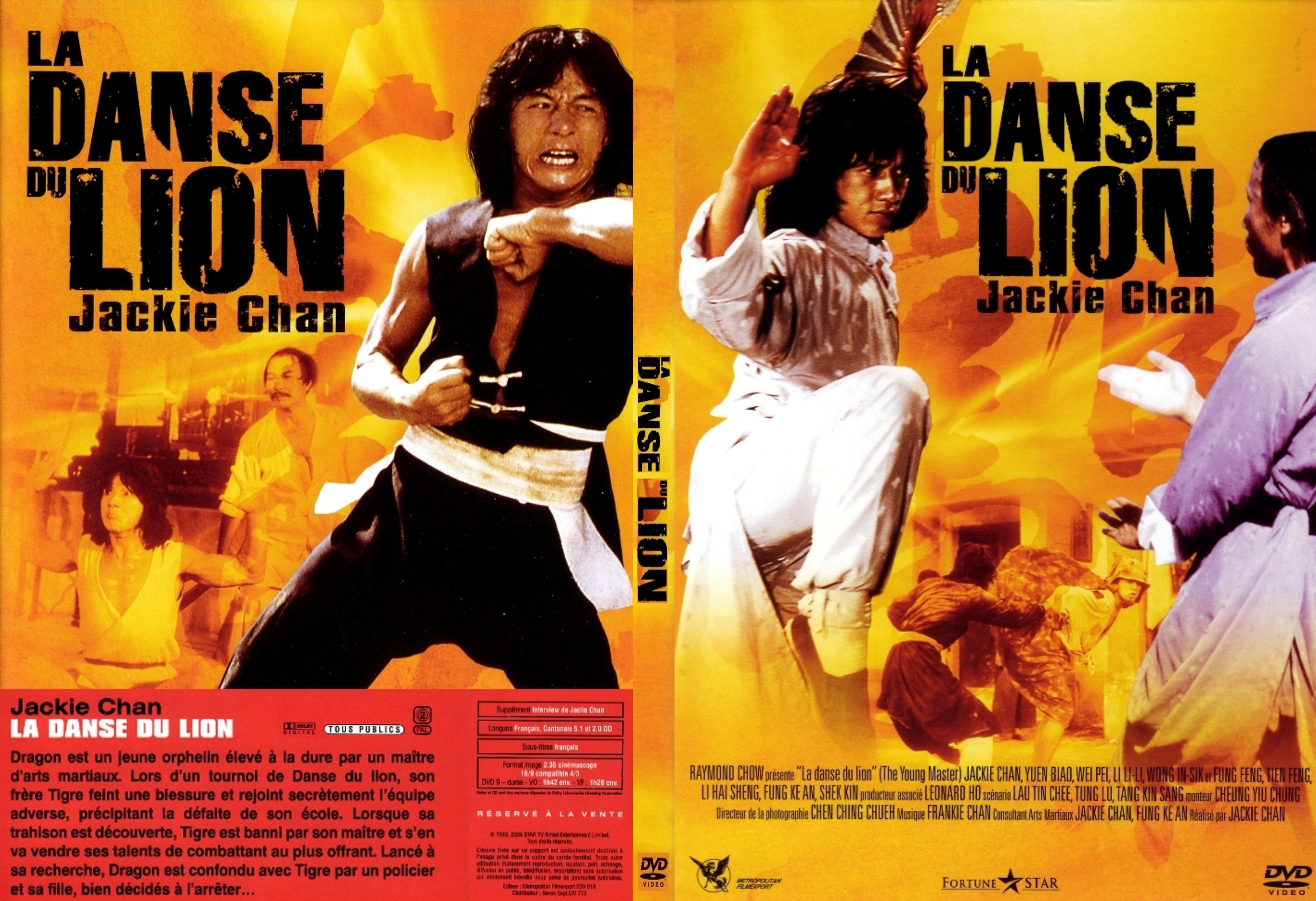 Jaquette DVD La danse du lion custom - SLIM