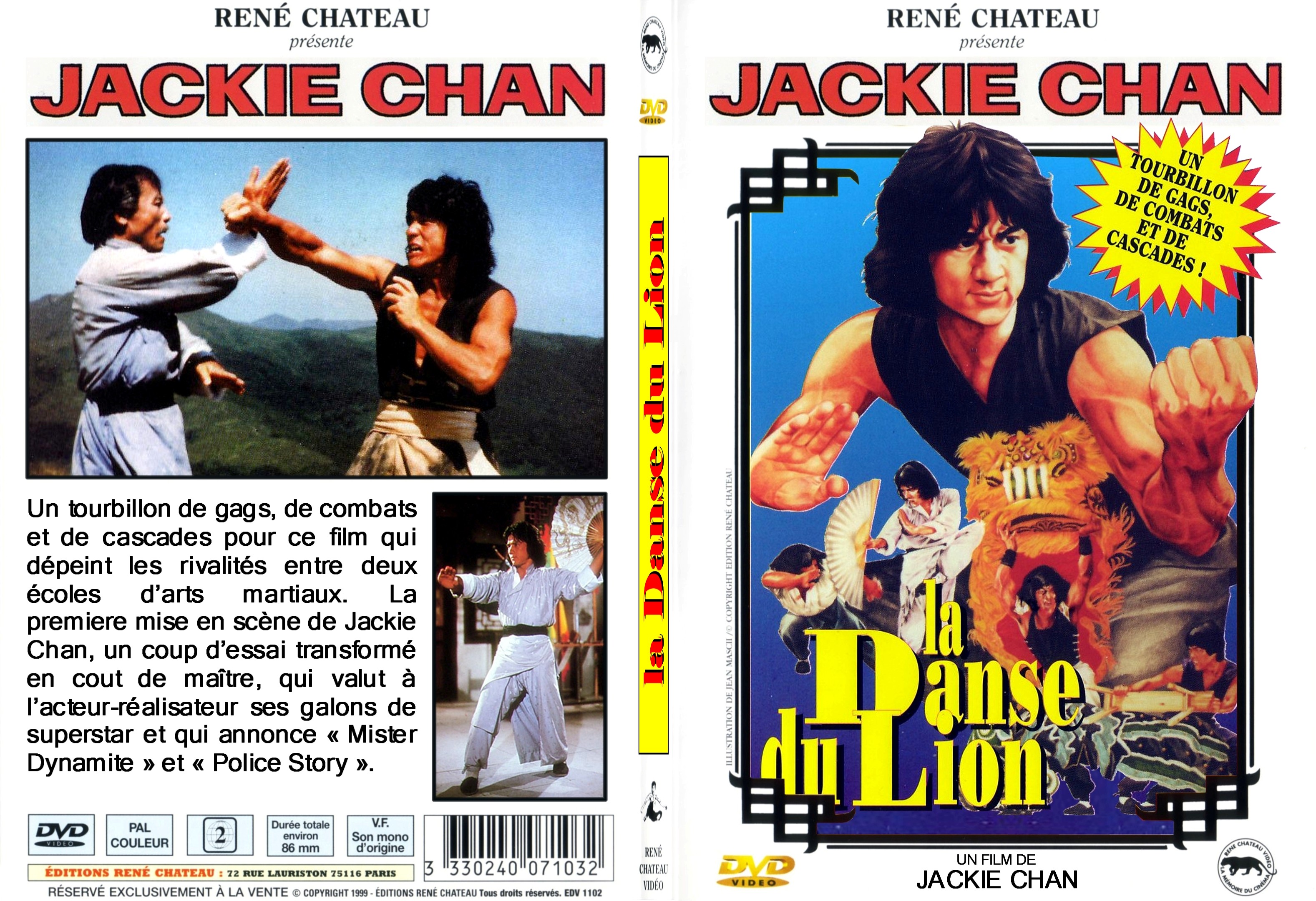 Jaquette DVD La danse du lion custom - SLIM v2