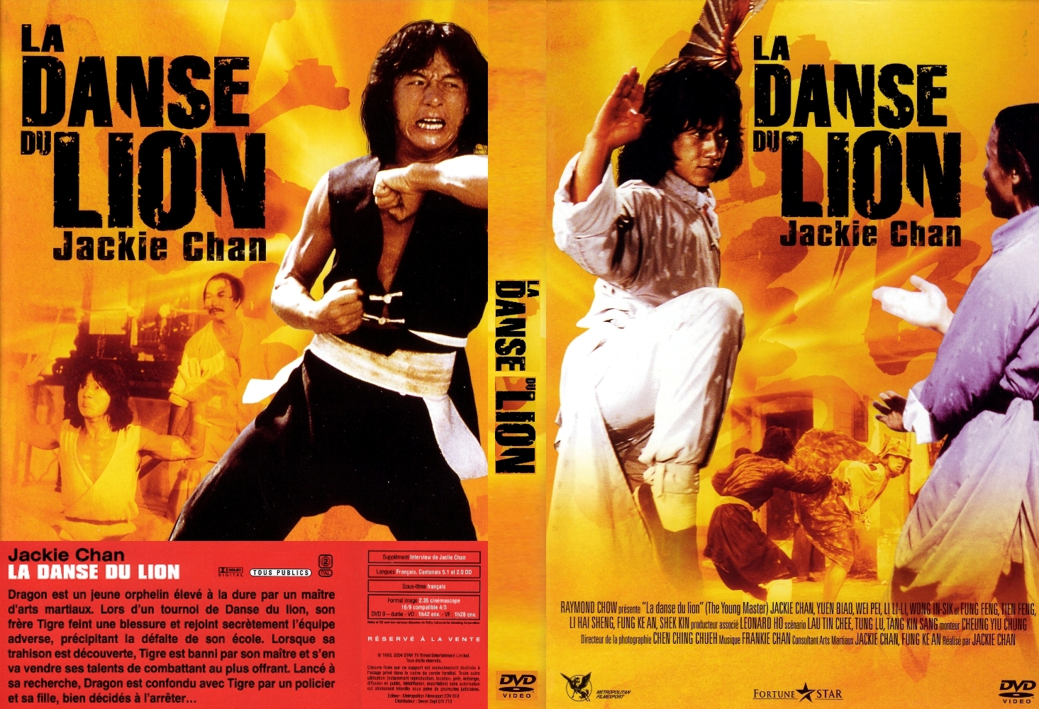 Jaquette DVD La danse du lion custom v2