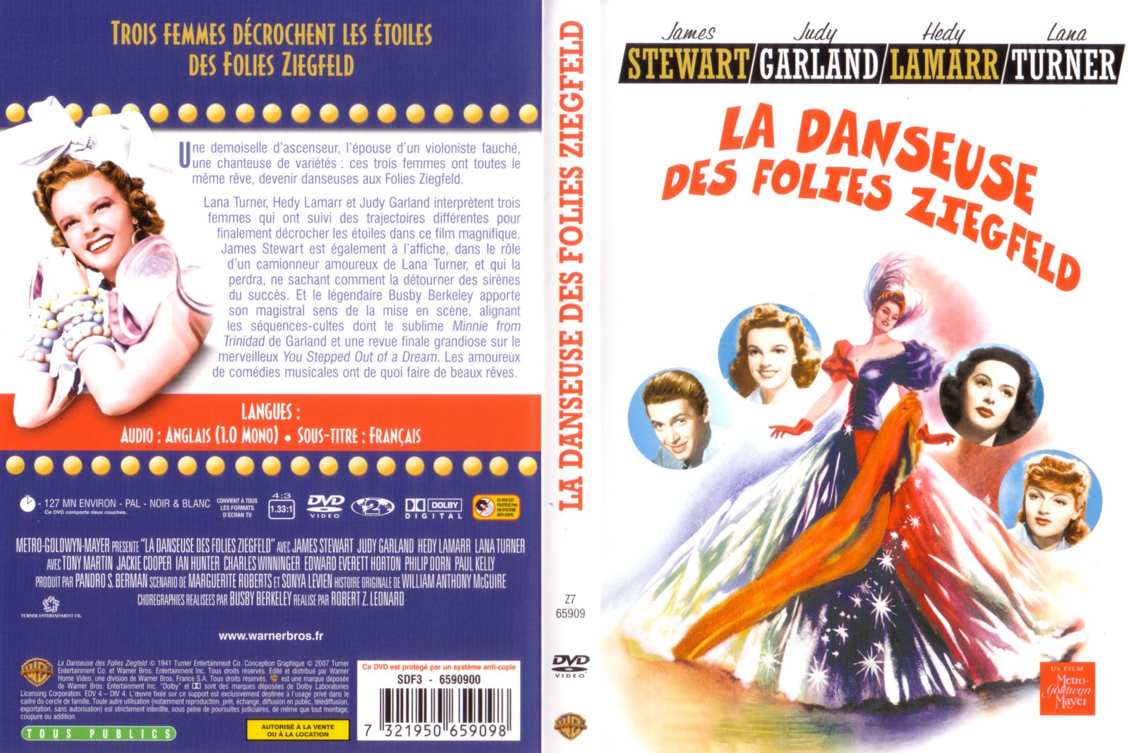 Jaquette DVD La danseuse des folies Ziegfeld