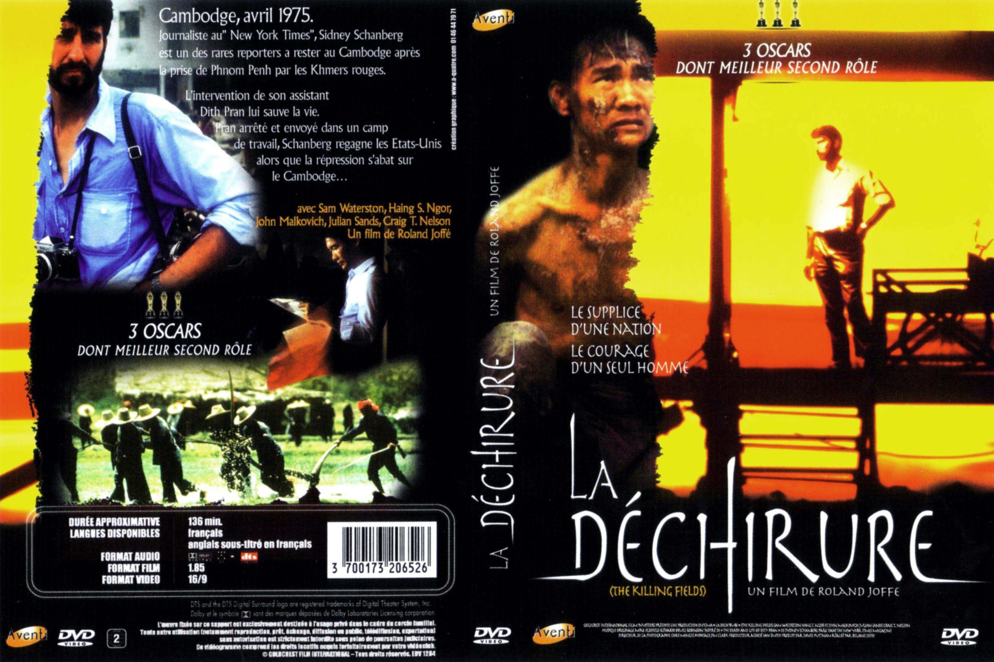 Jaquette DVD La dechirure v2