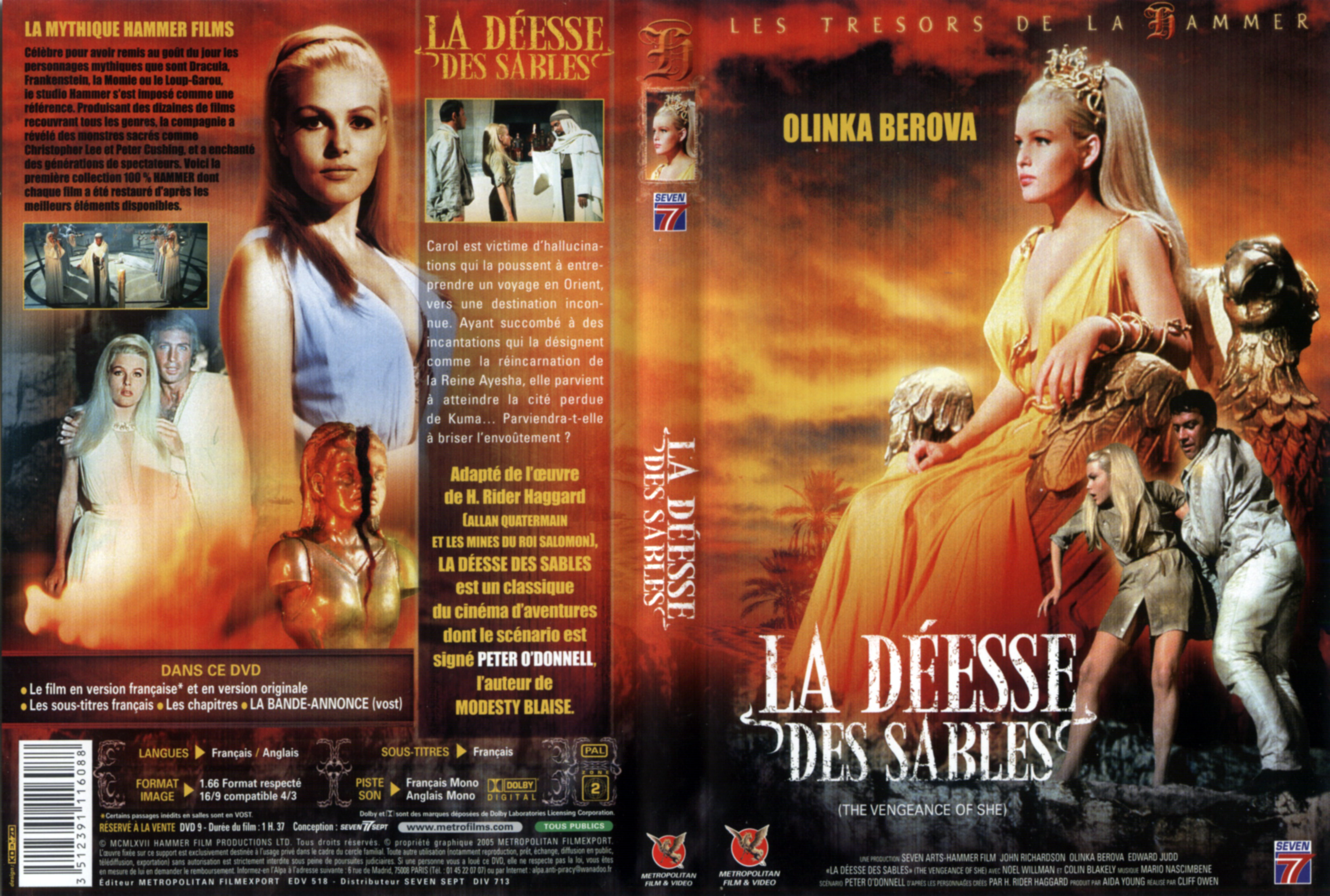 Jaquette DVD La desse des sables