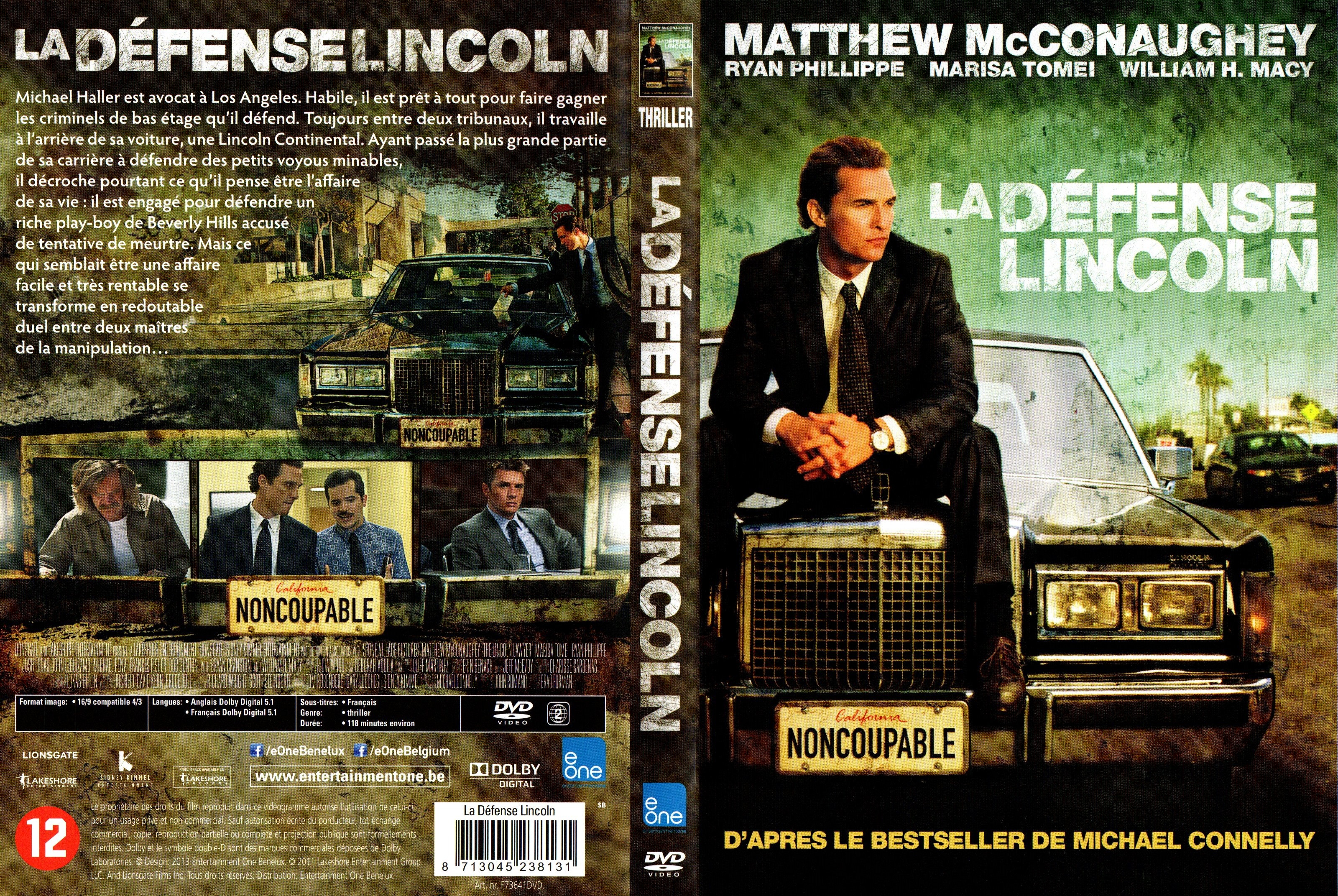 Jaquette DVD La defense Lincoln