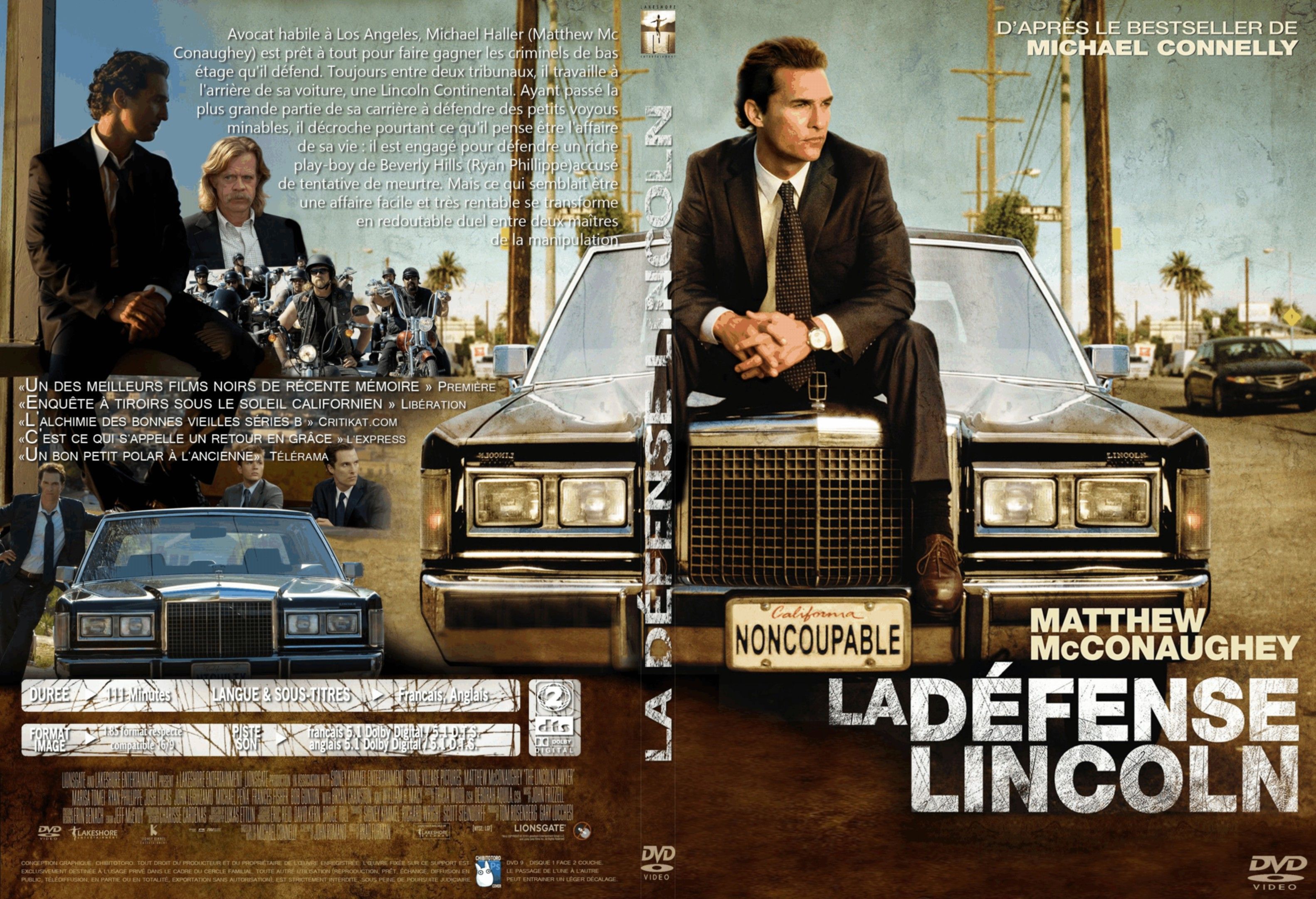 Jaquette DVD La defense Lincoln - SLIM