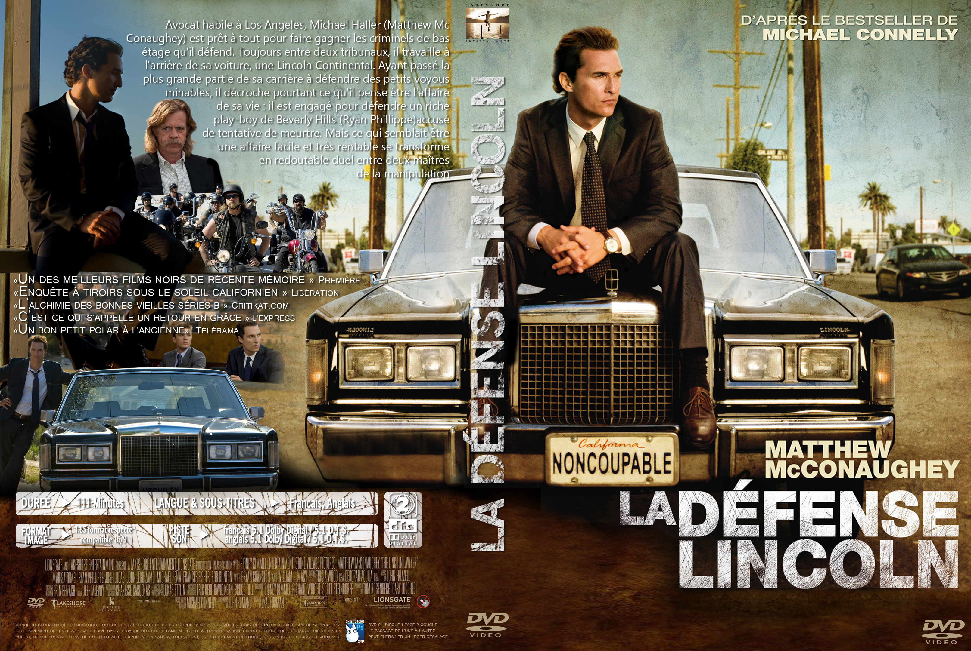 Jaquette DVD La dfense Lincoln custom