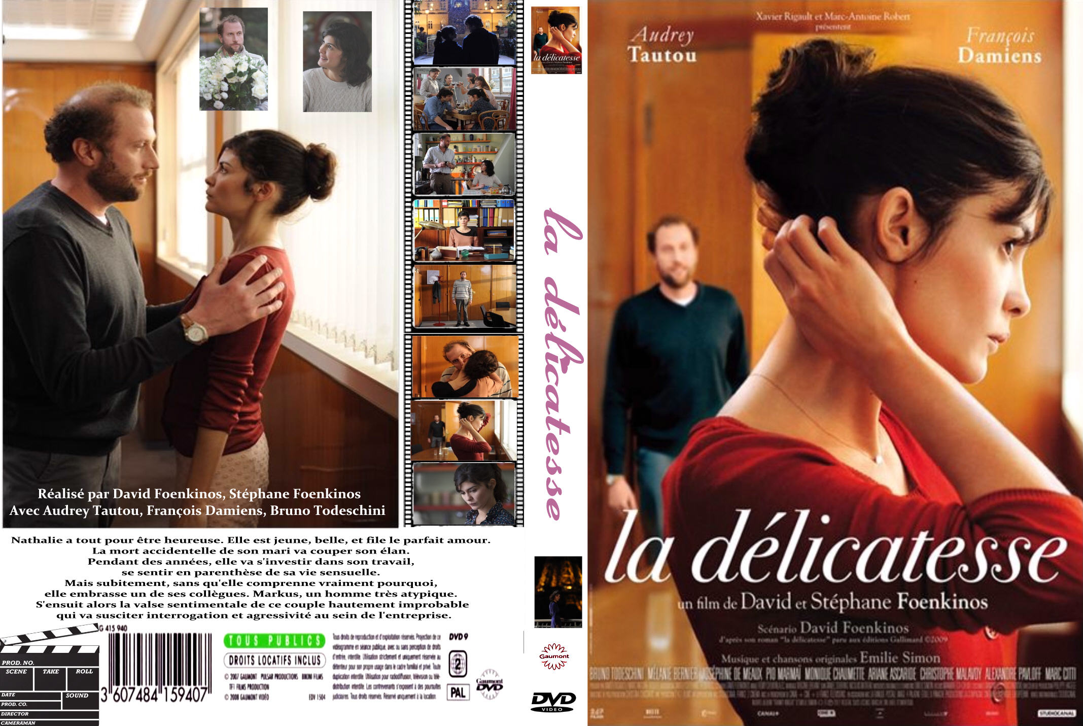 Jaquette DVD La delicatesse custom