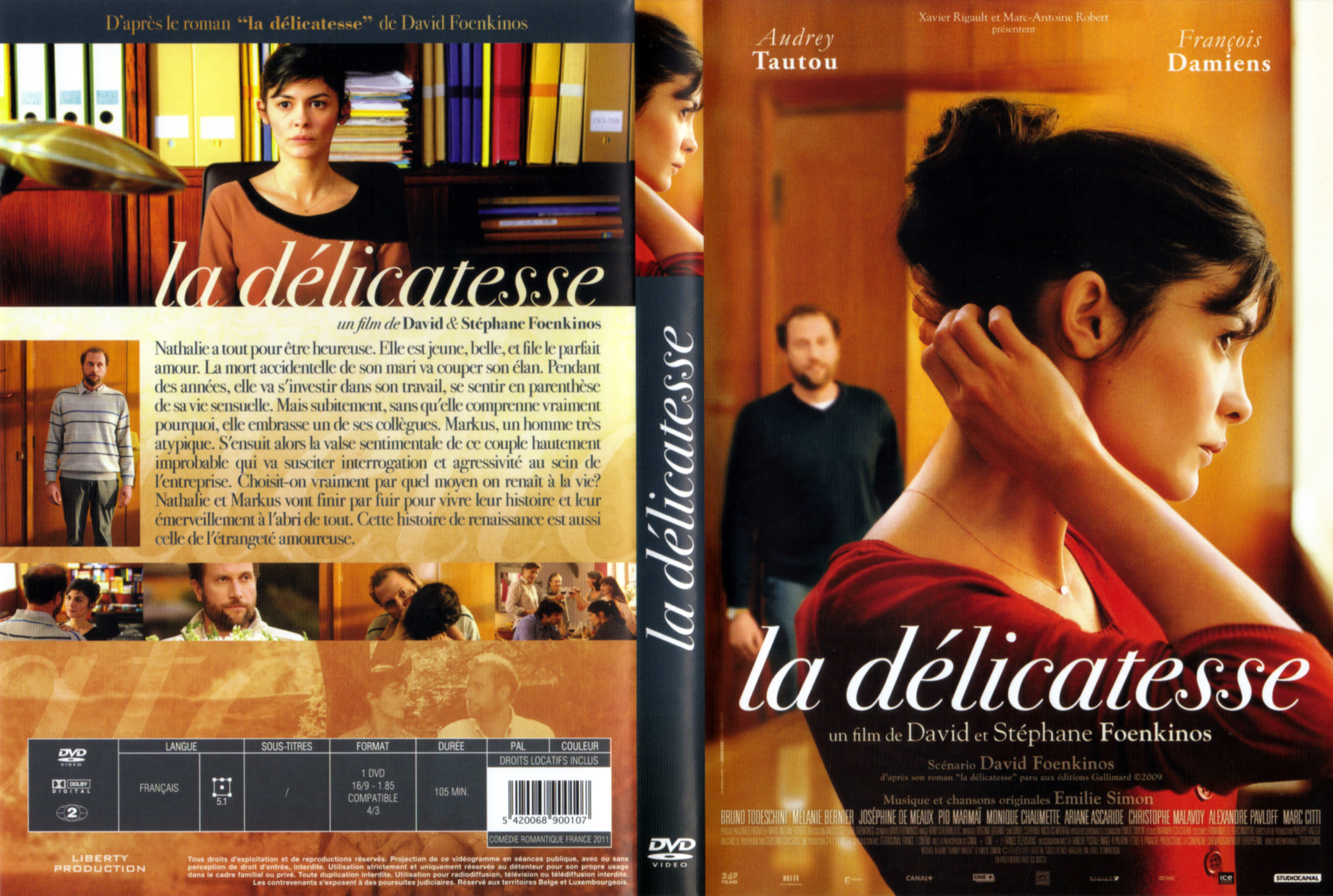 Jaquette DVD La dlicatesse v2