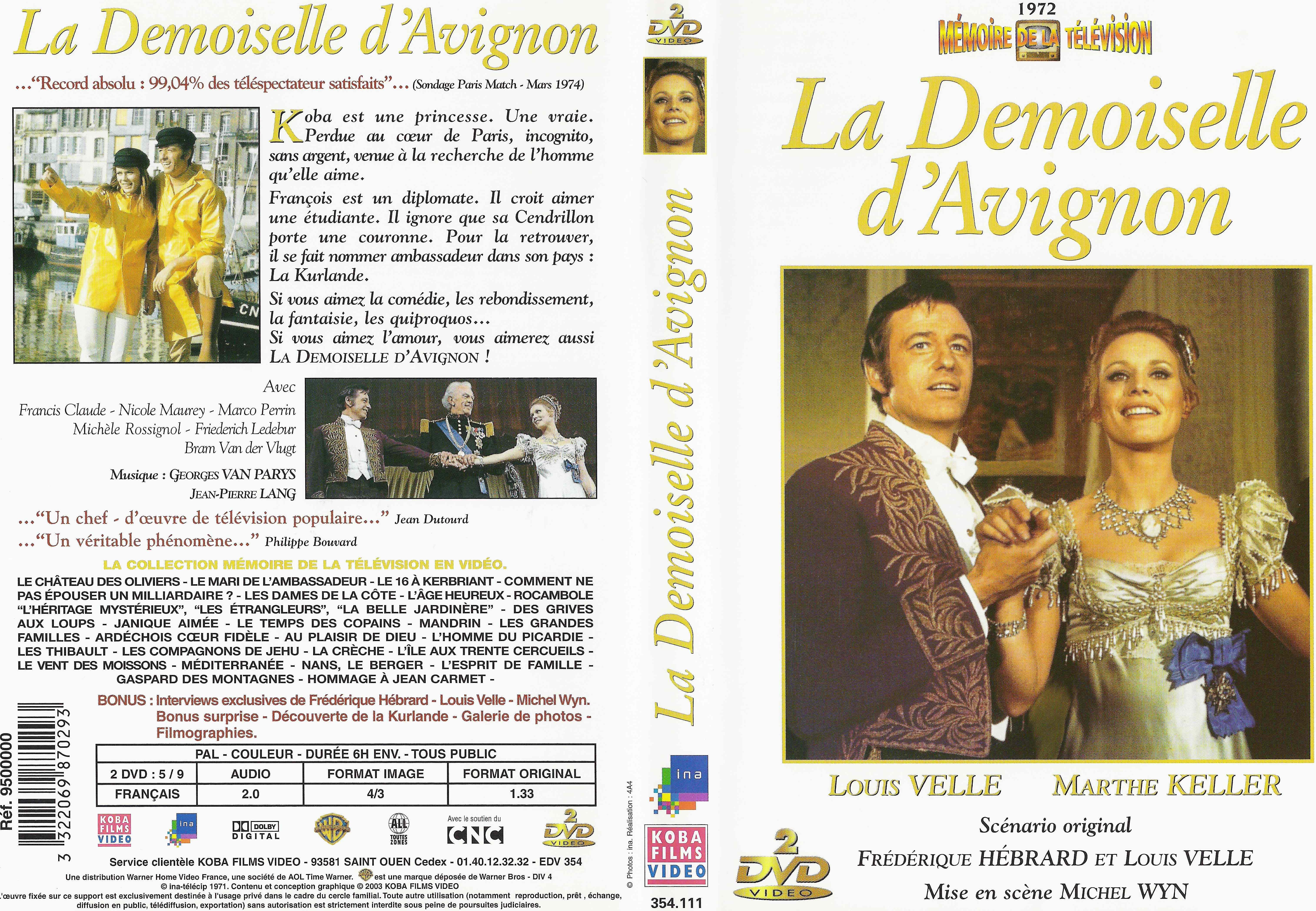 Jaquette DVD La demoiselle d