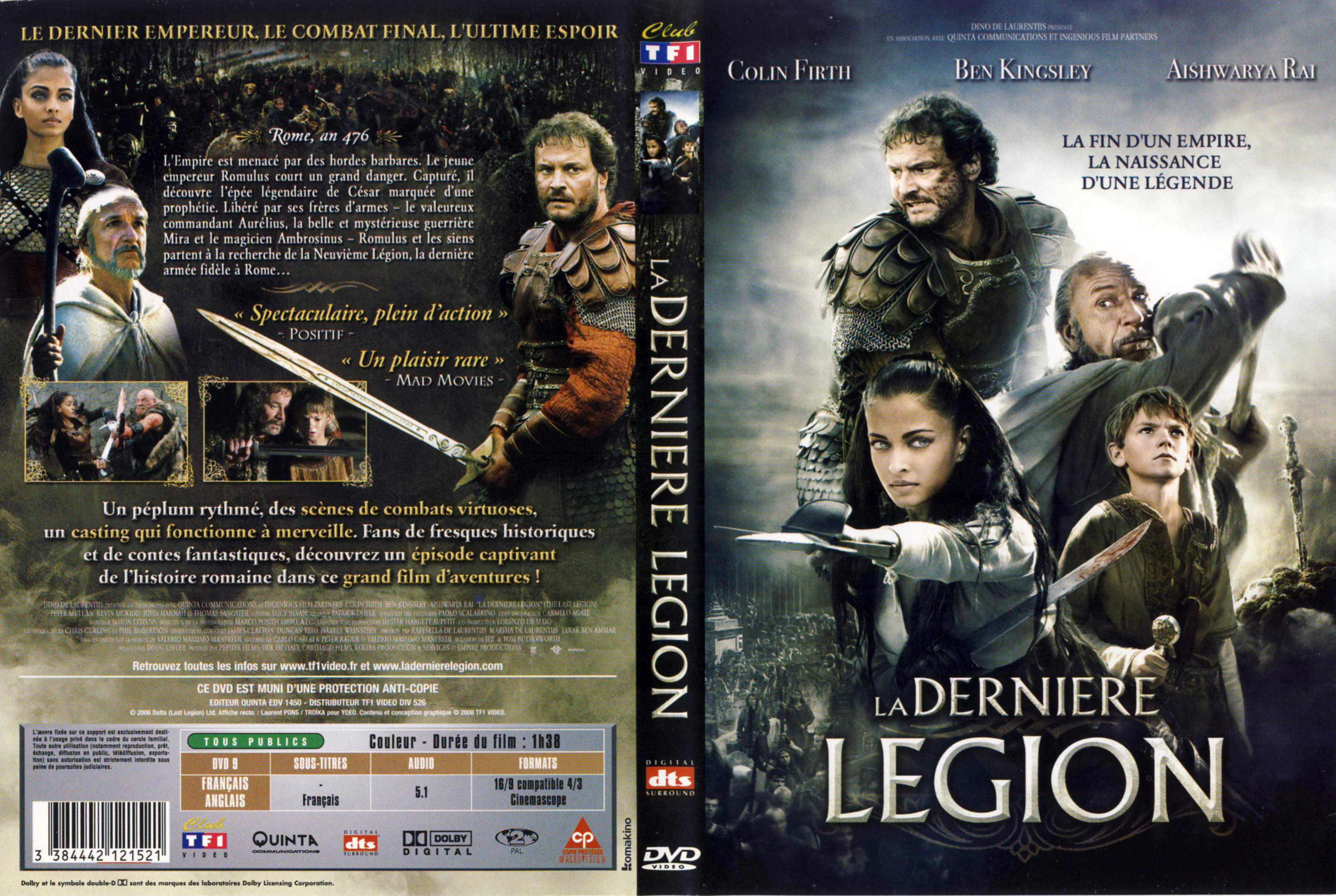 Jaquette DVD La dernire lgion v3
