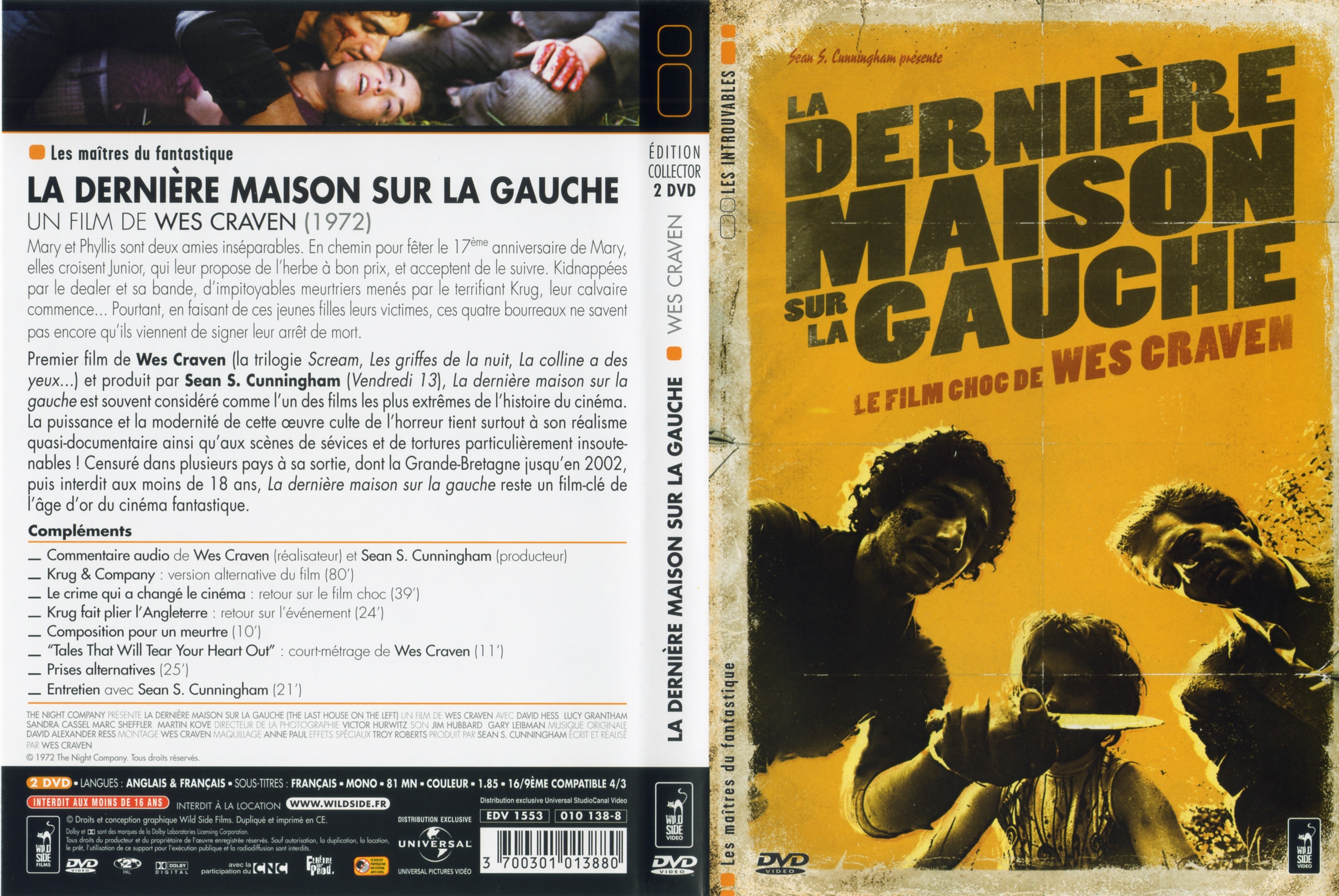 Jaquette DVD La dernire maison sur la gauche v3