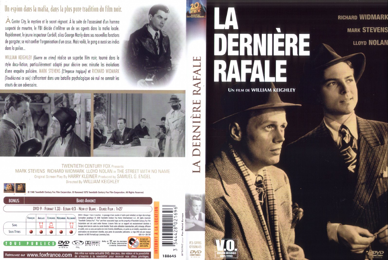 Jaquette DVD La dernire rafale