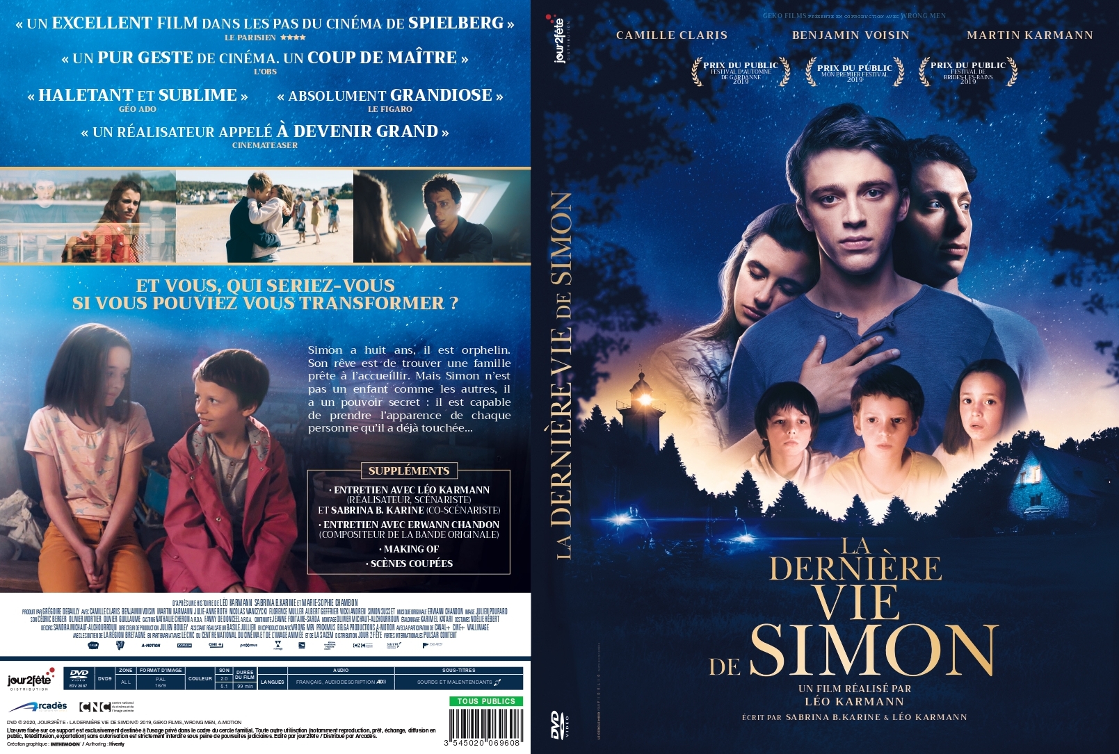 Jaquette DVD La derniere vie de Simon