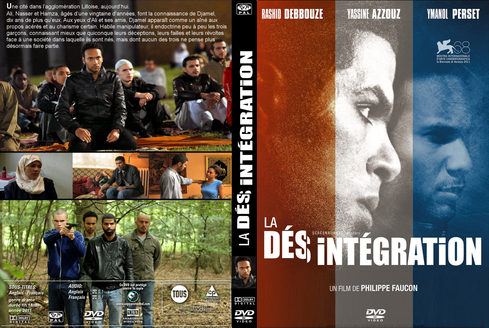 Jaquette DVD La dsintgration custom