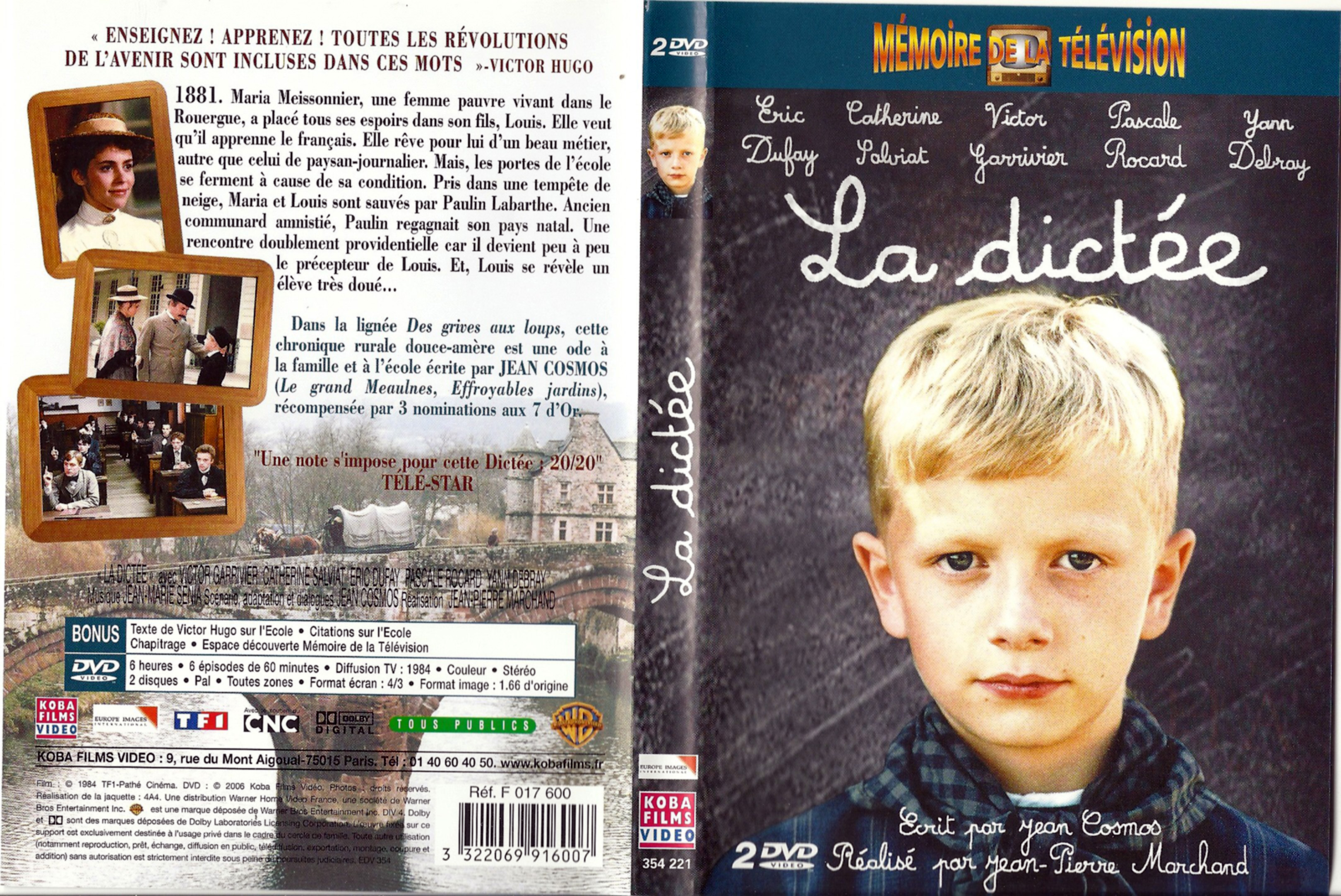 Jaquette DVD La dicte