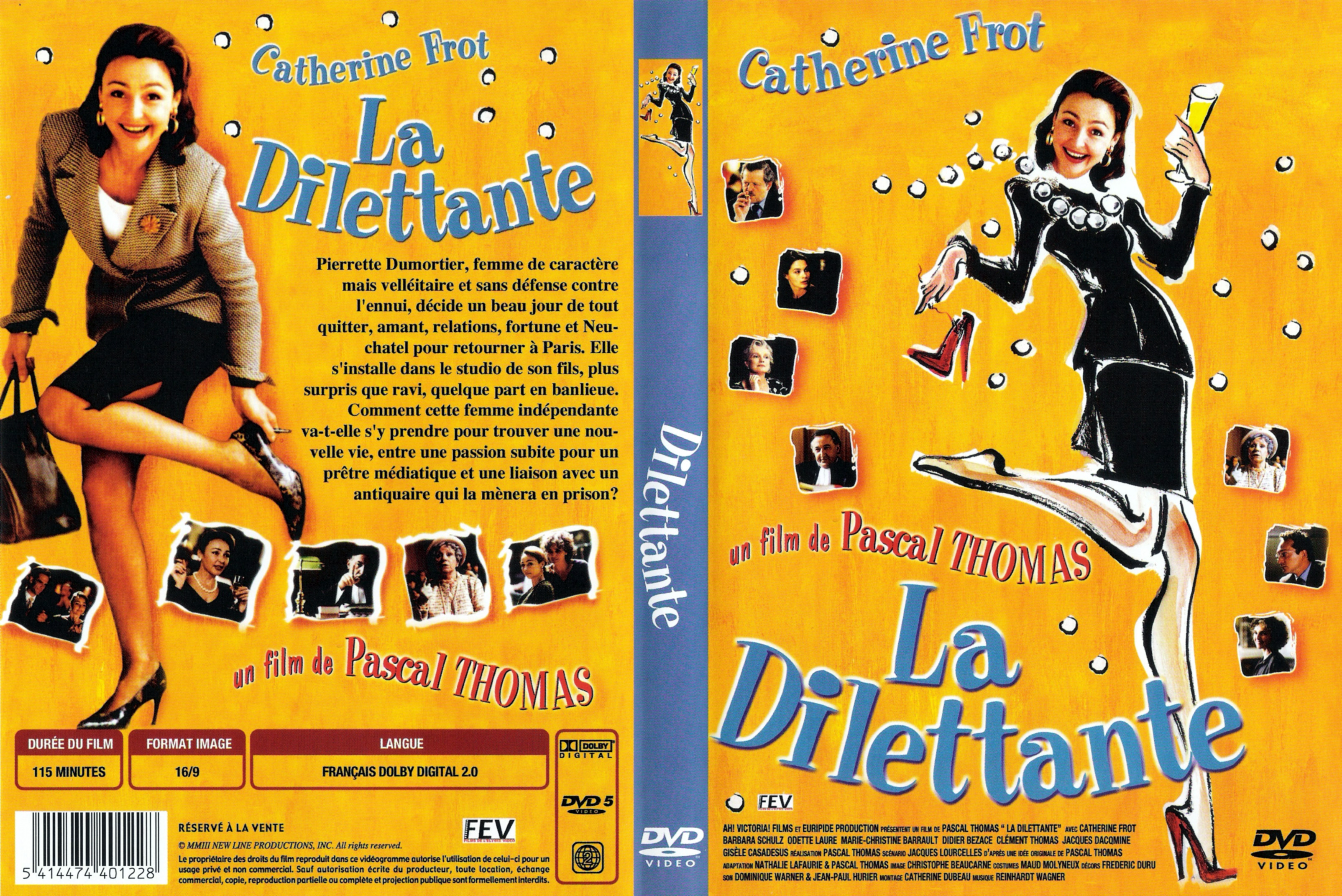 Jaquette DVD La dilettante v2