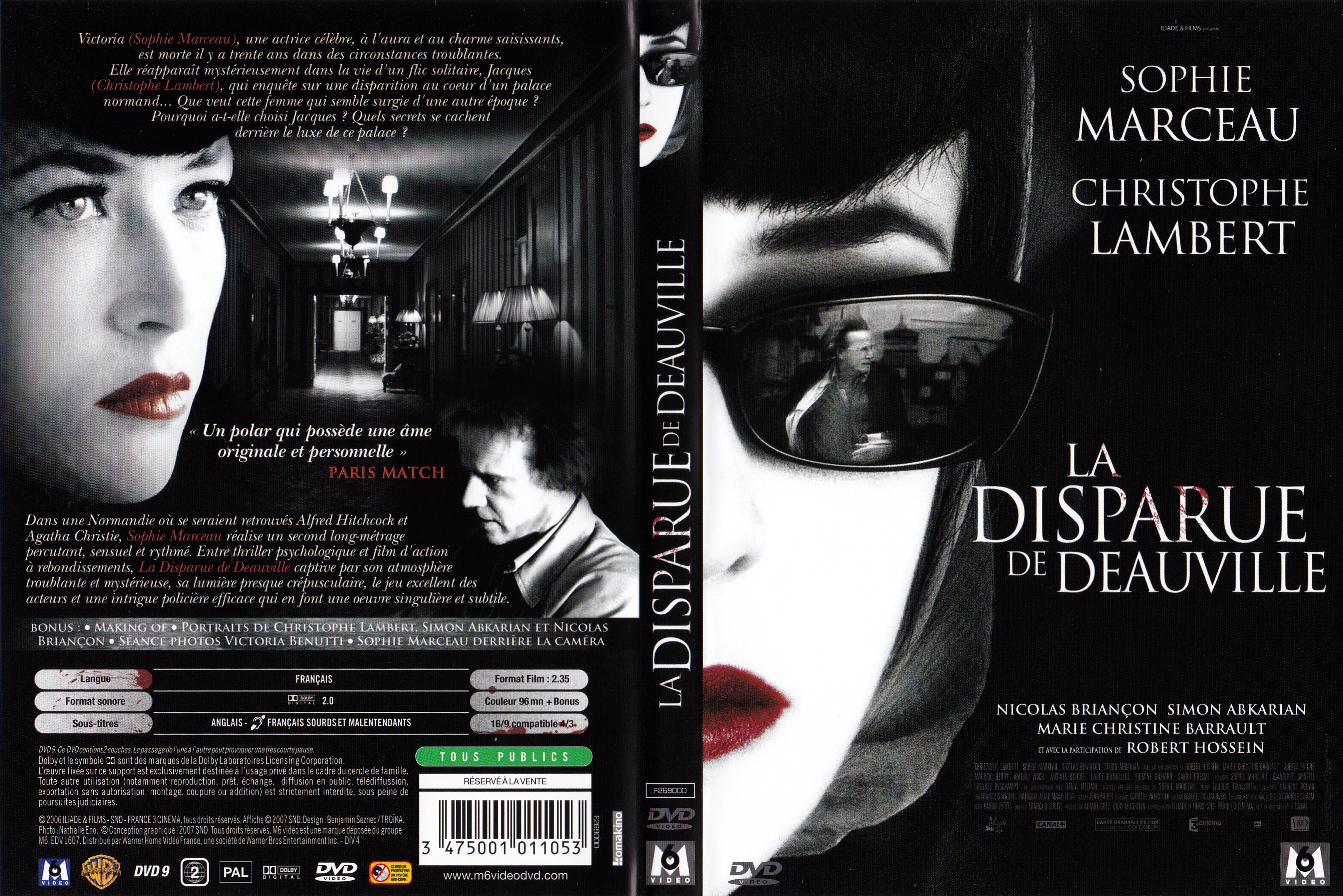 Jaquette DVD La disparue de Deauville