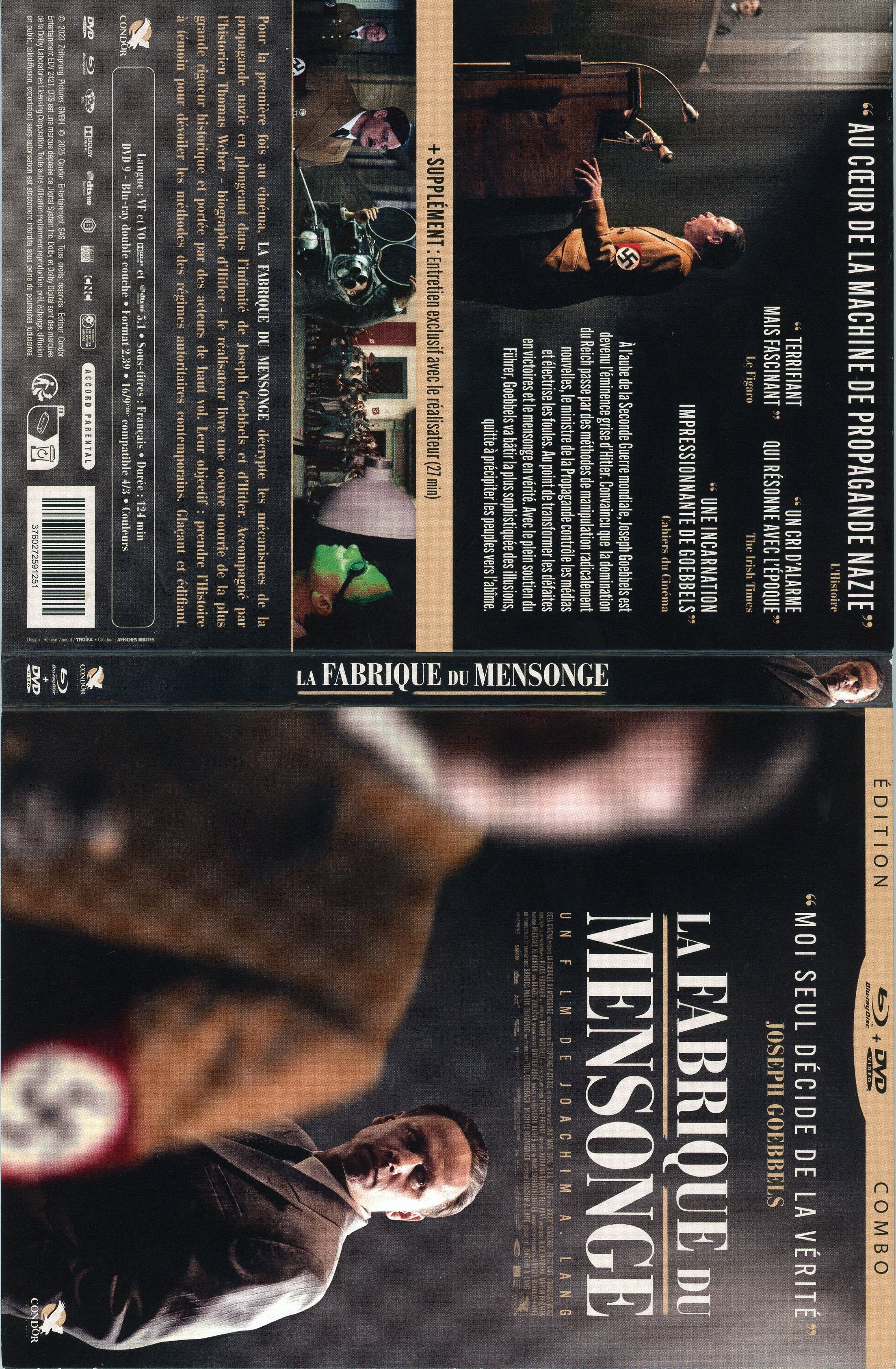 Jaquette DVD La fabrique du mensonge 