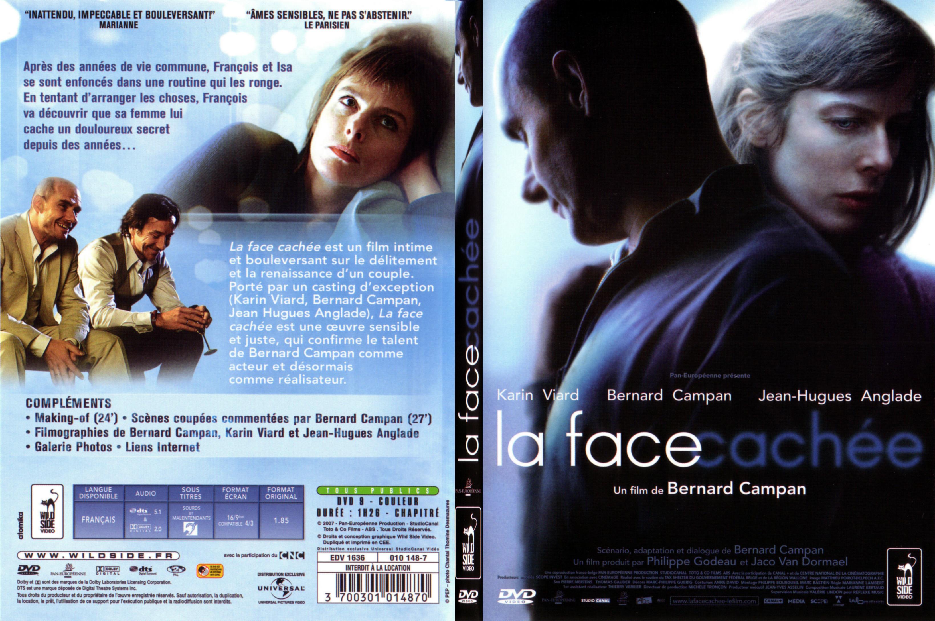 Jaquette DVD La face cache - SLIM