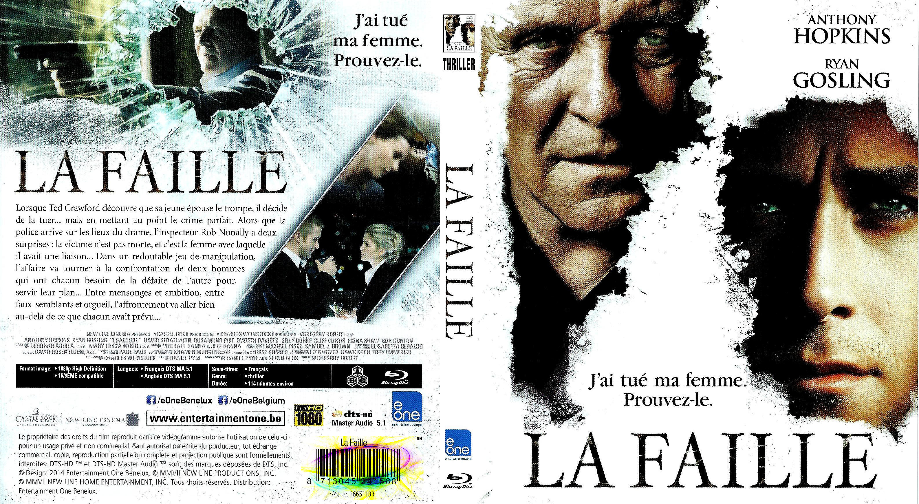 Jaquette DVD La faille (BLU-RAY)