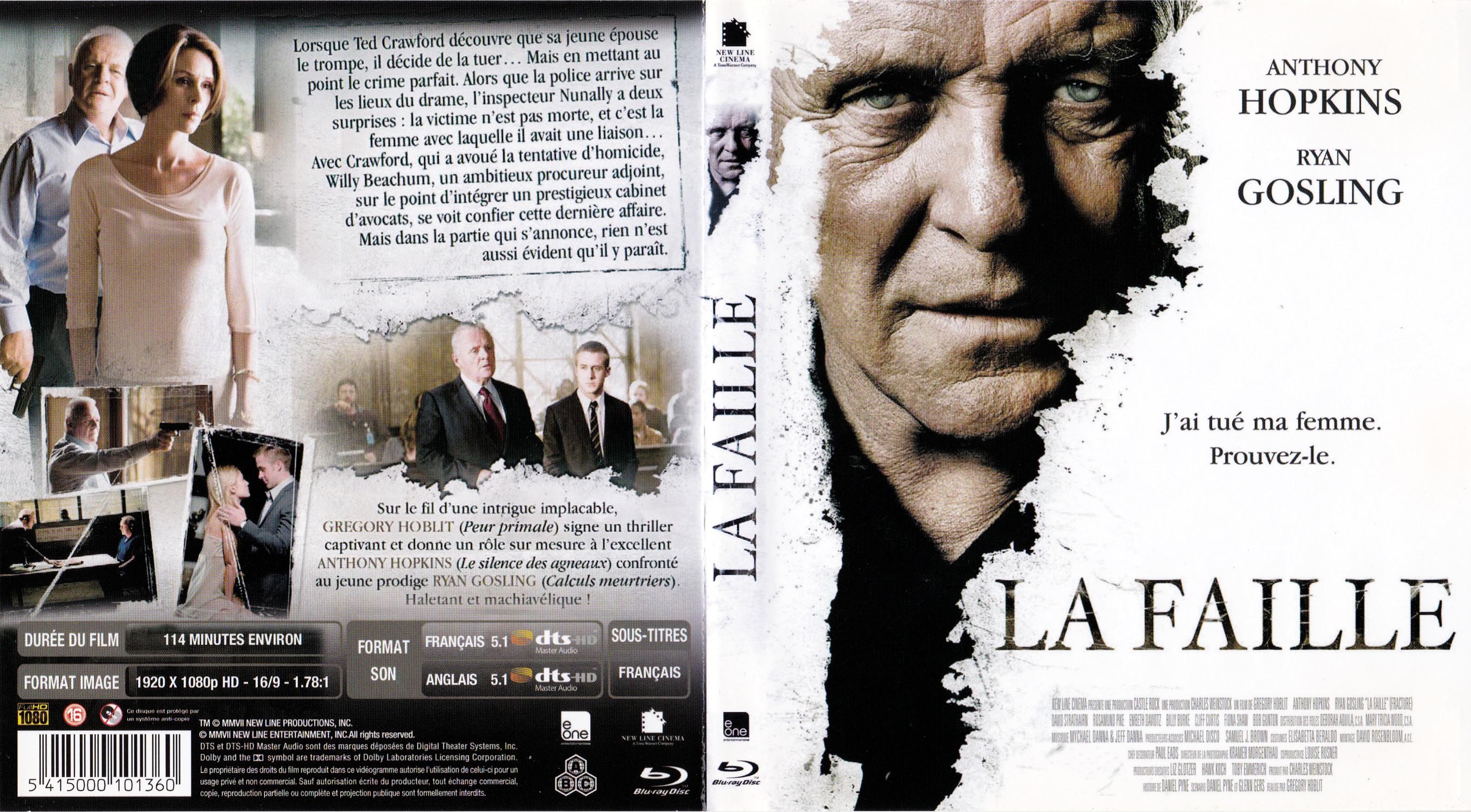 Jaquette DVD La faille (BLU-RAY) v2