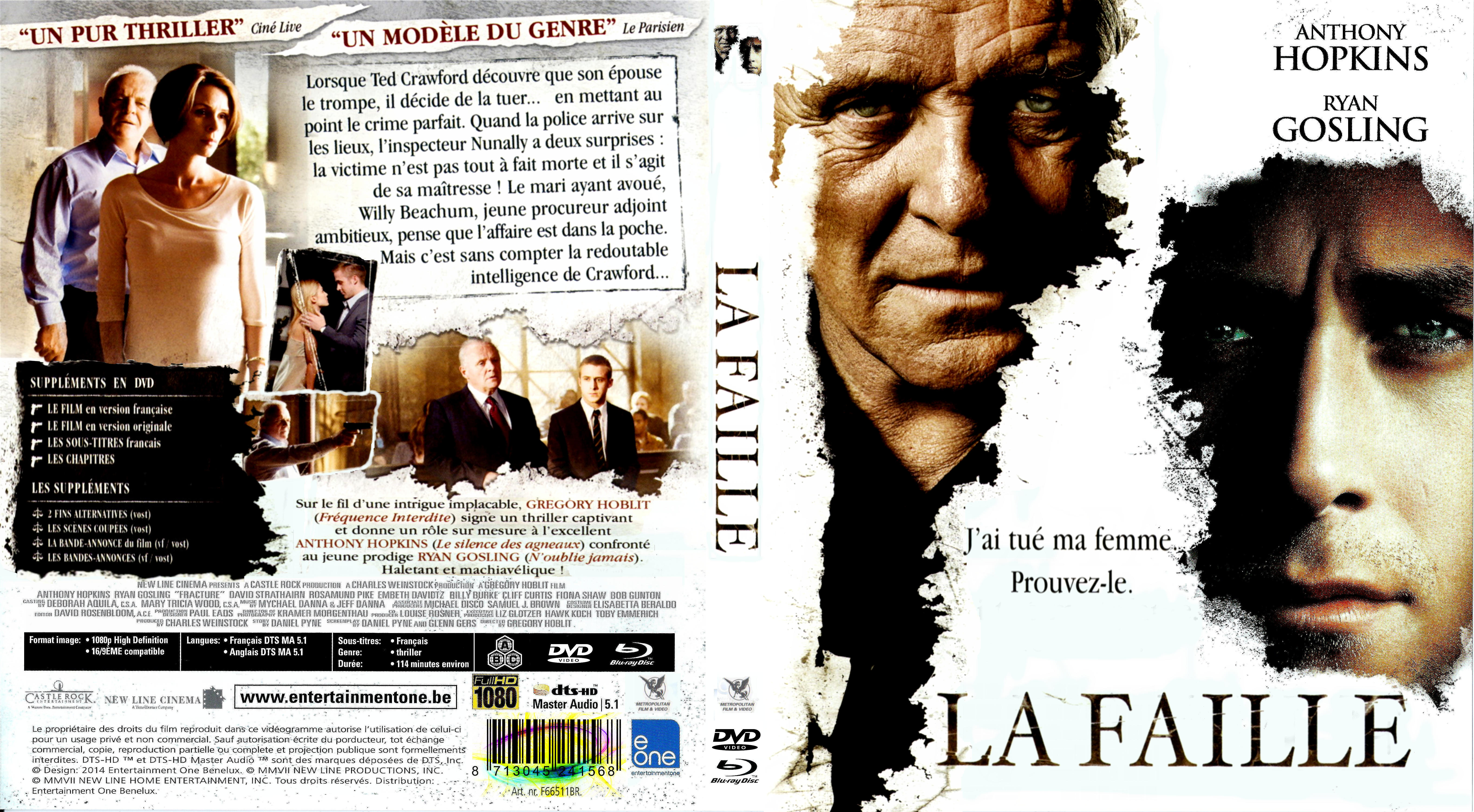 Jaquette DVD La faille custom (BLU-RAY)