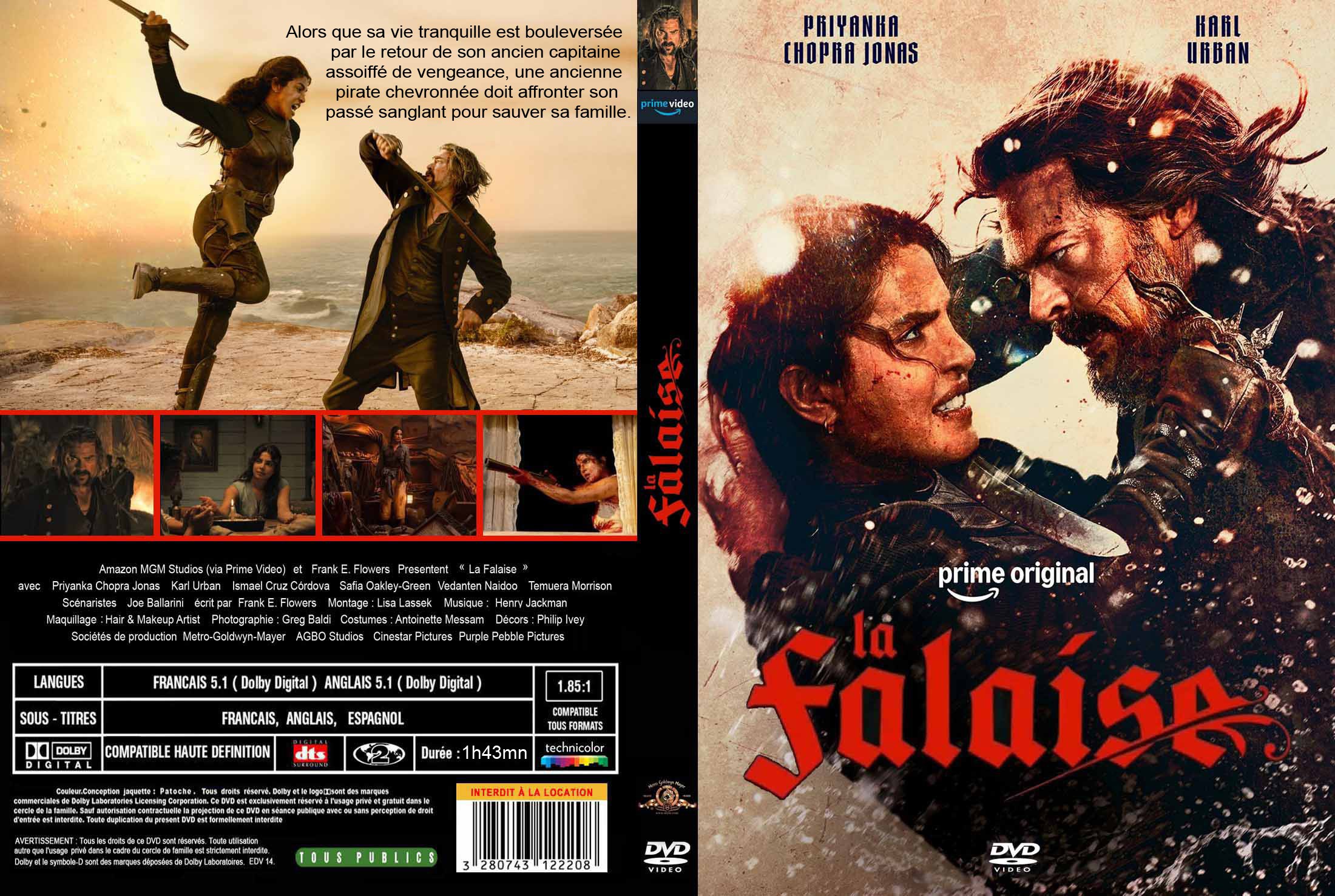 Jaquette DVD La falaise custom