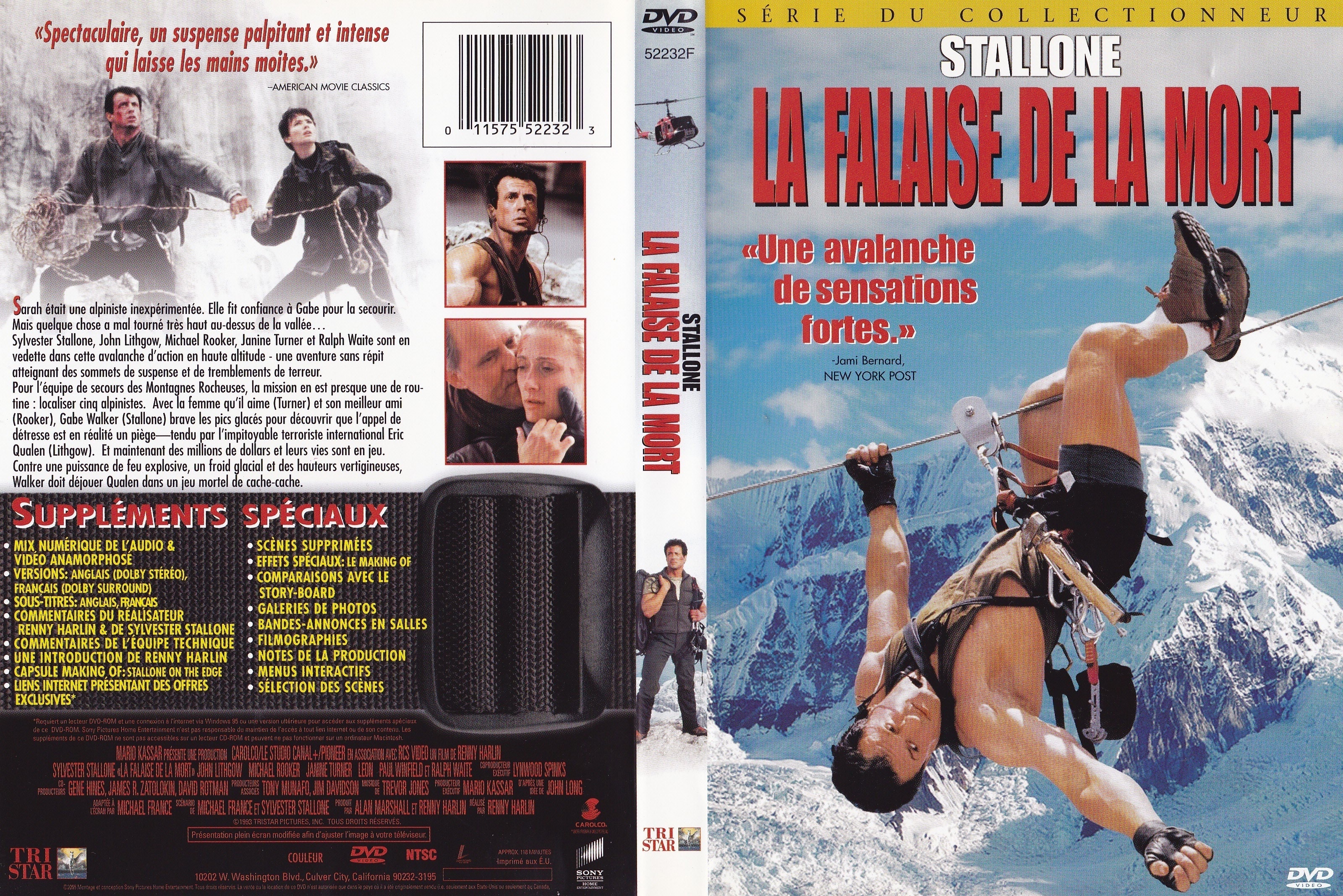 Jaquette DVD La falaise de la mort (Canadienne)