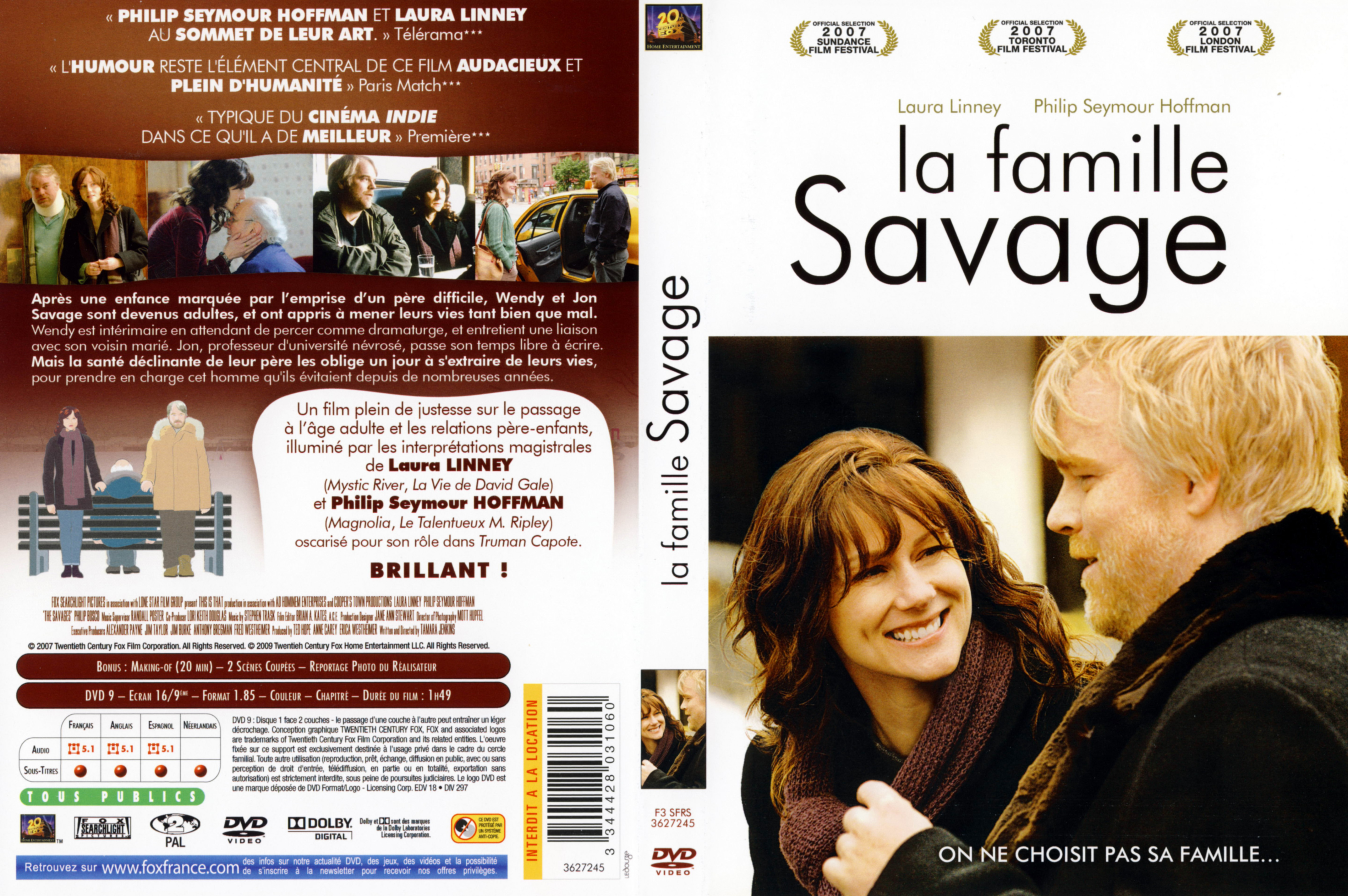 Jaquette DVD La famille Savage