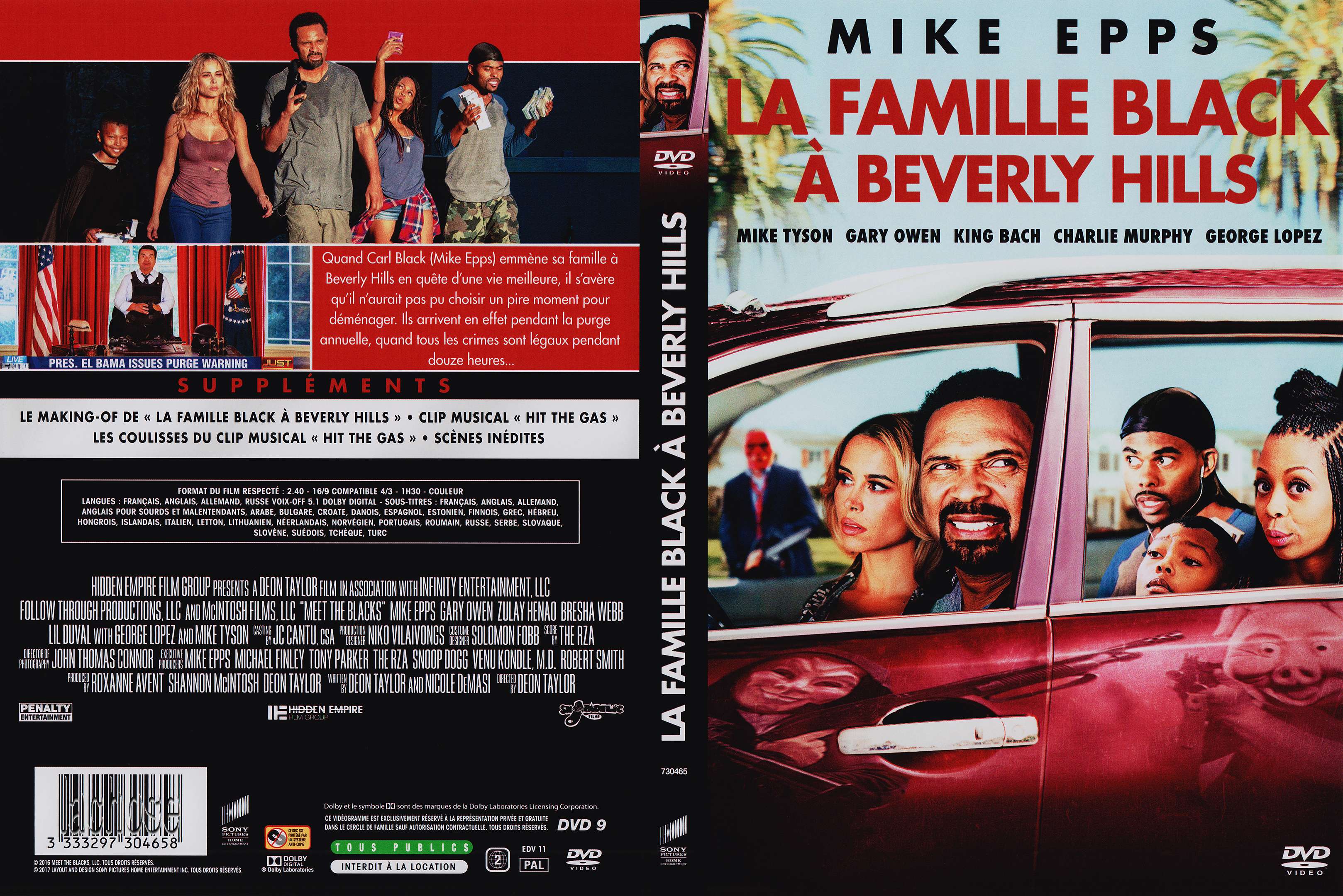 Jaquette DVD La famille black  beverly hills