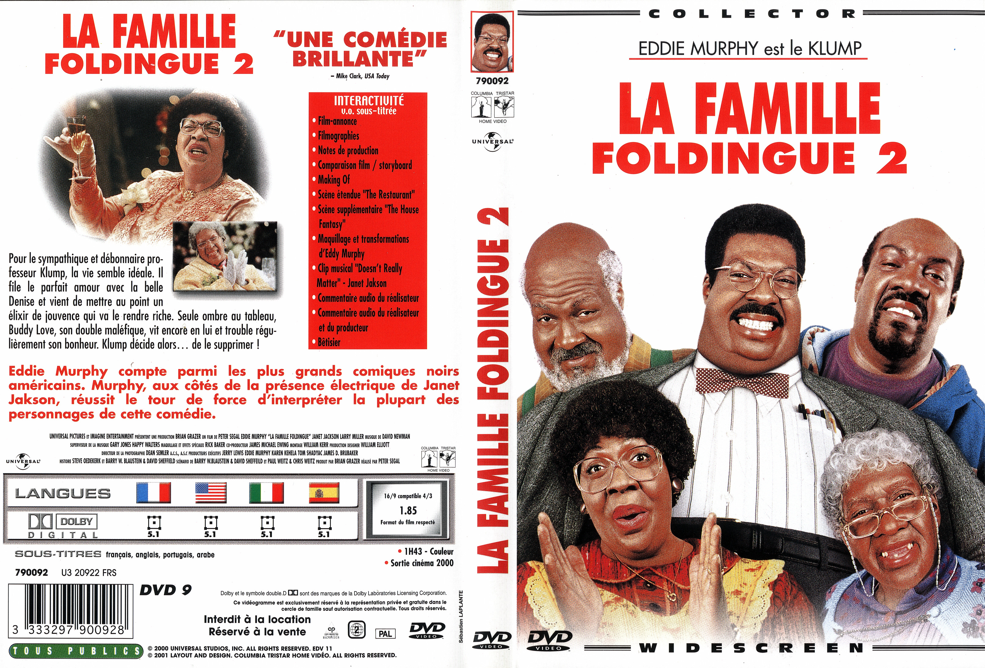 Jaquette DVD La famille foldingue 2