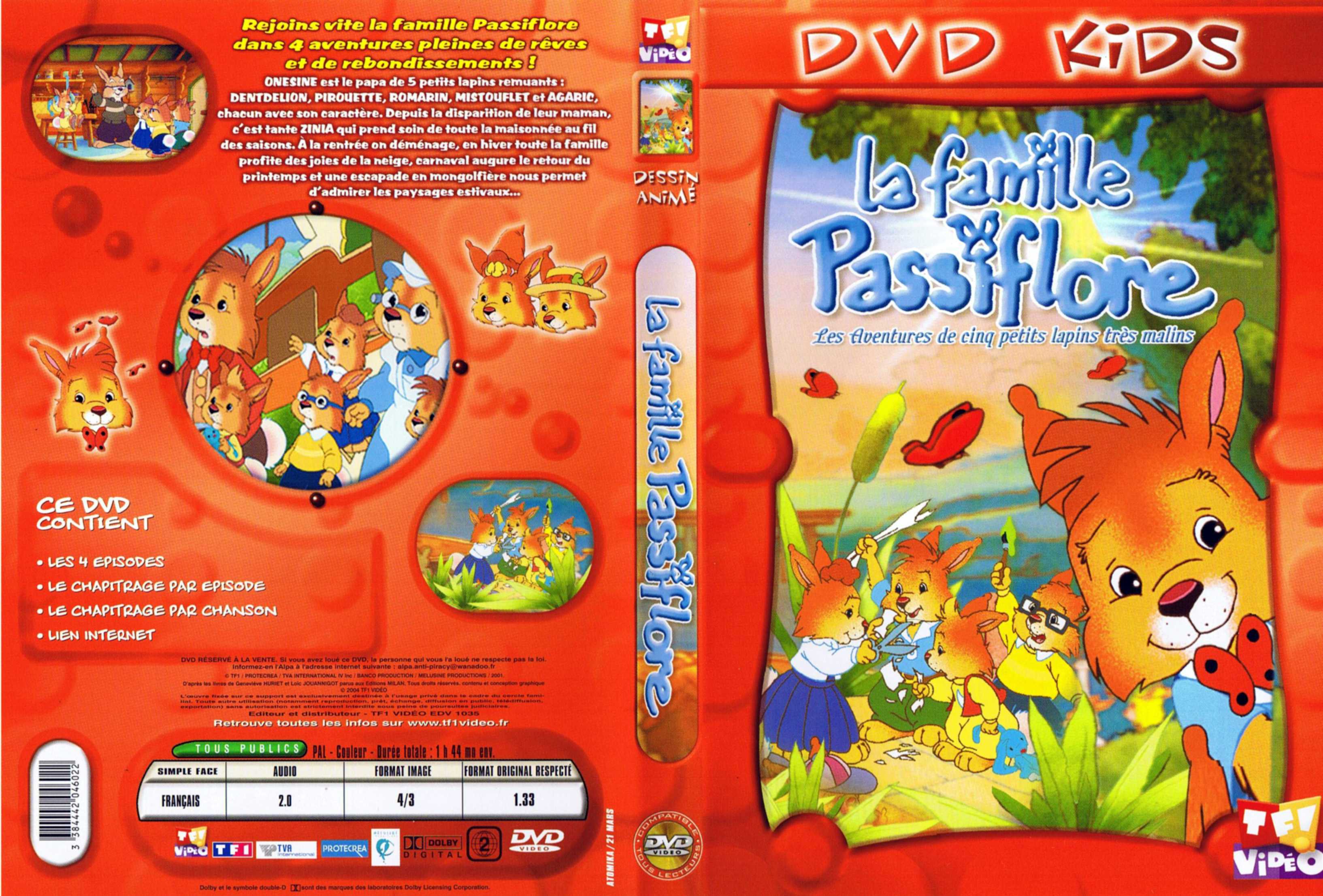 Jaquette DVD La famille passiflore