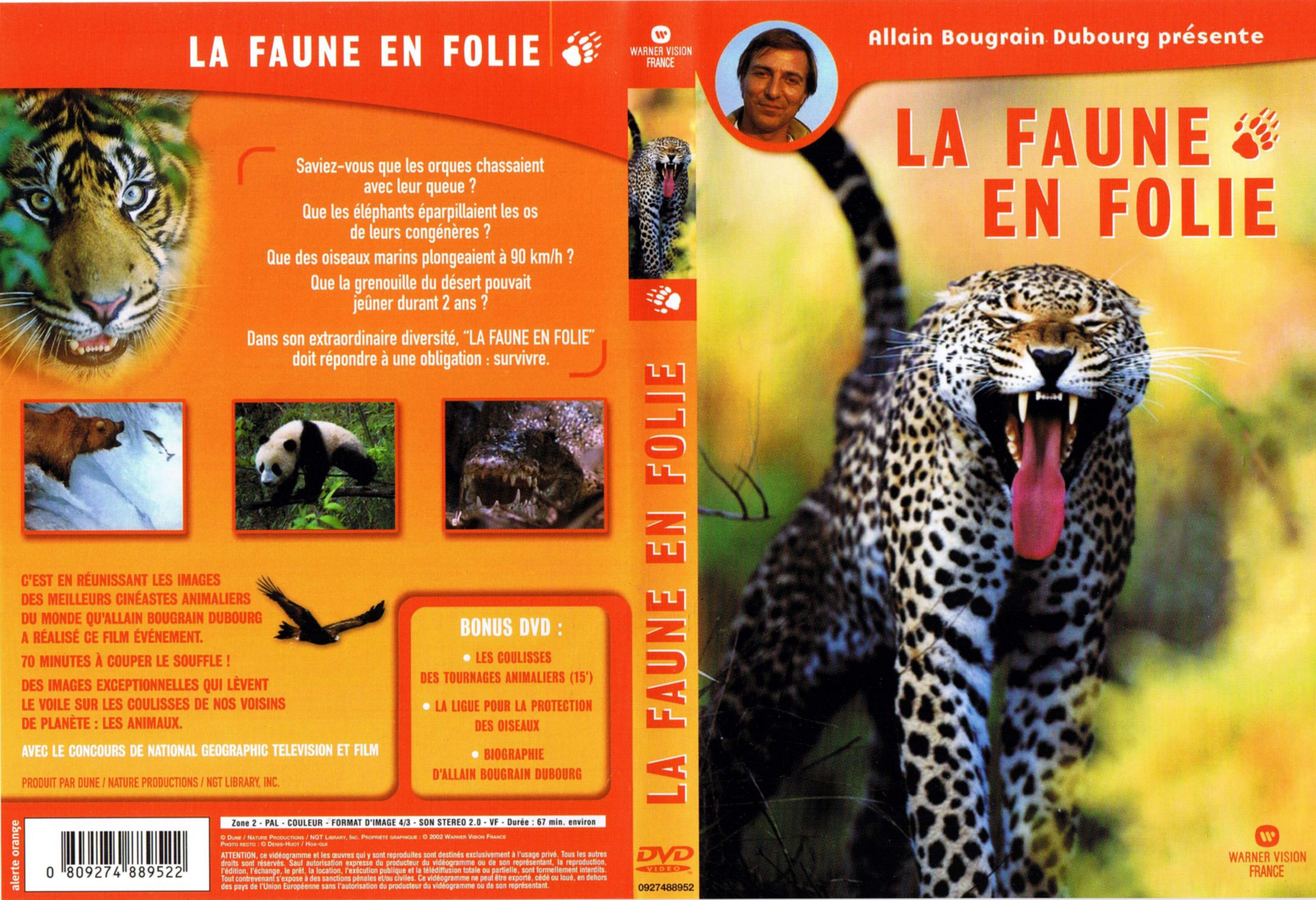 Jaquette DVD La faune en folie