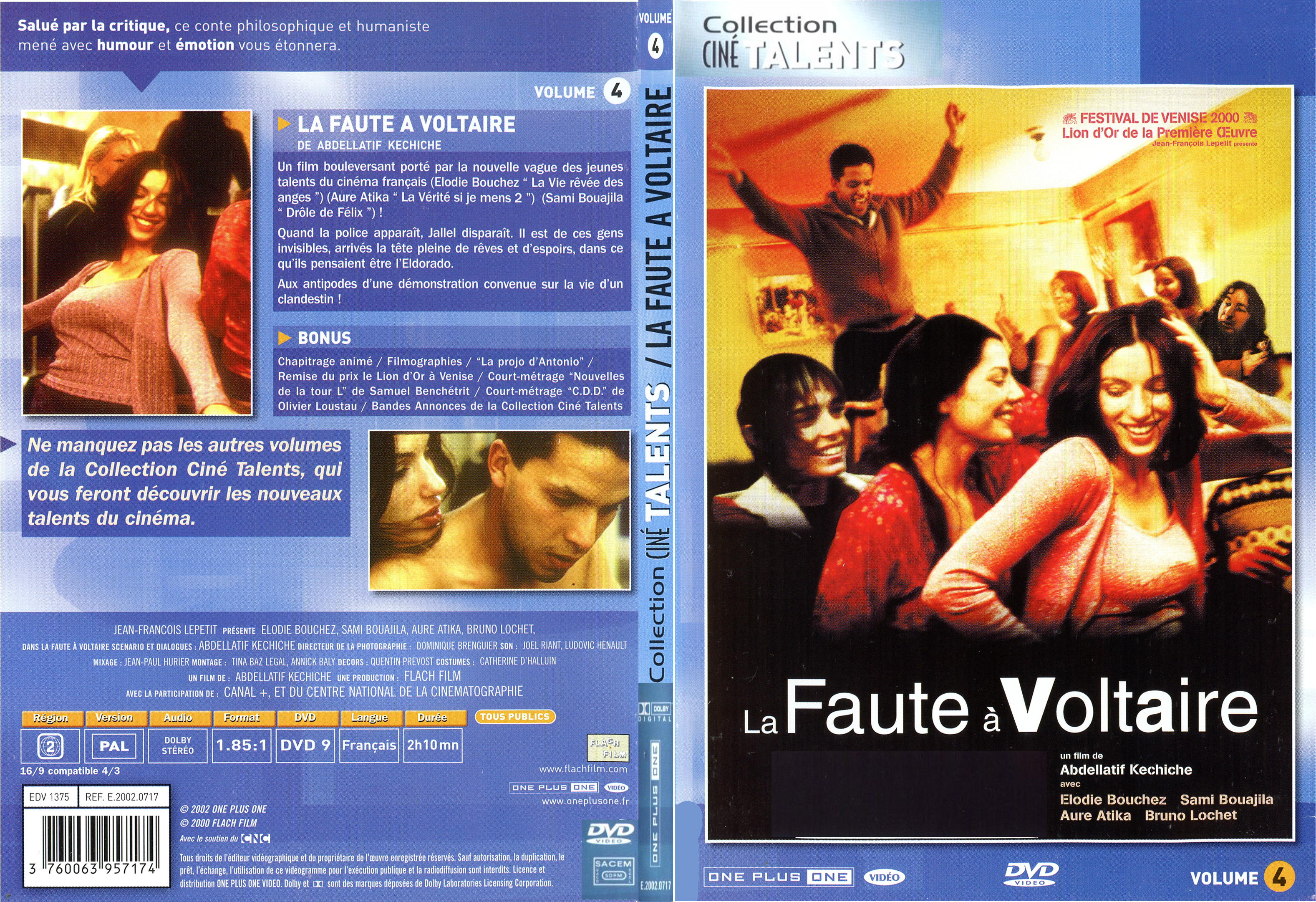 Jaquette DVD La faute a voltaire - SLIM