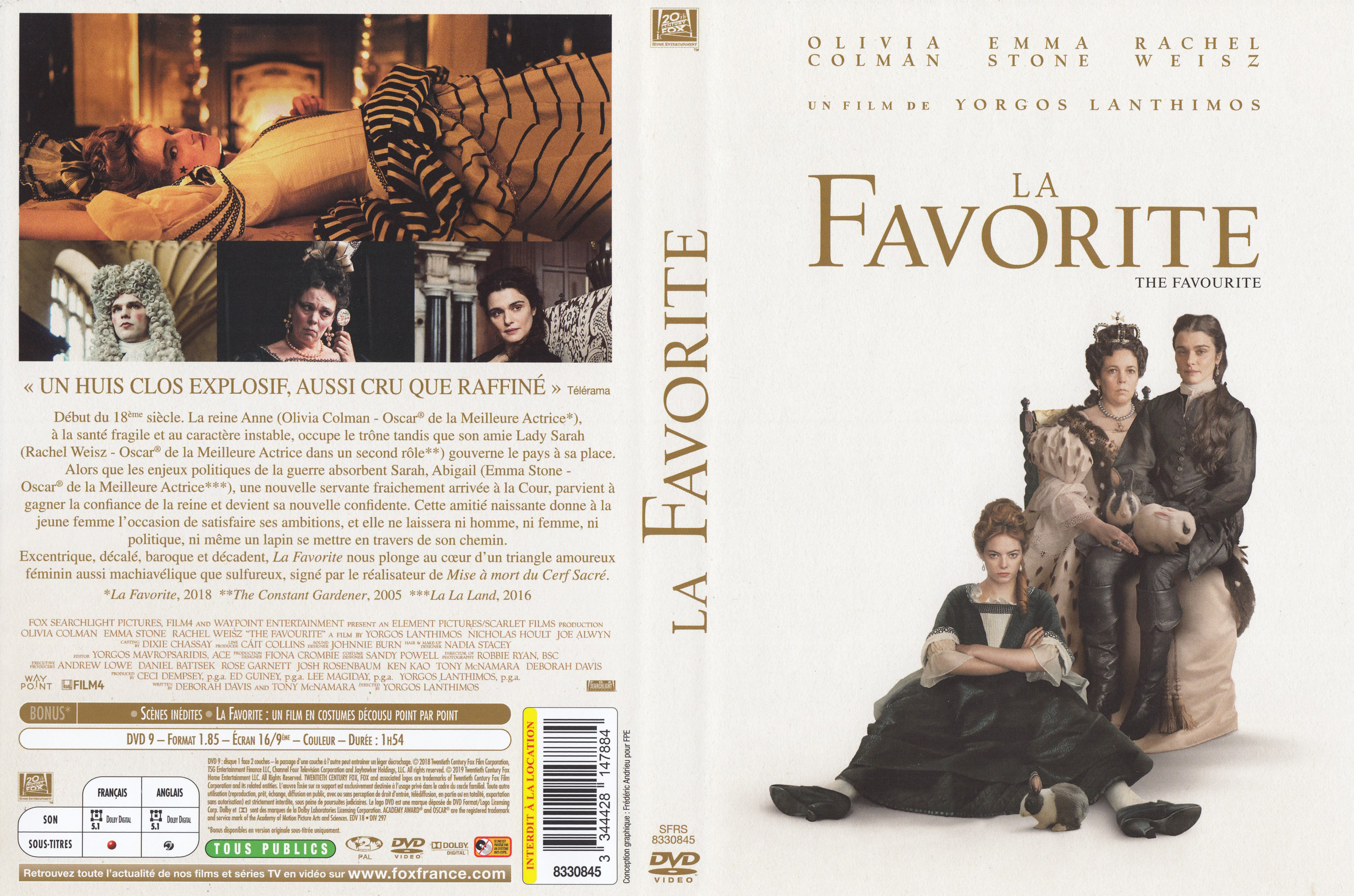 Jaquette DVD La favorite