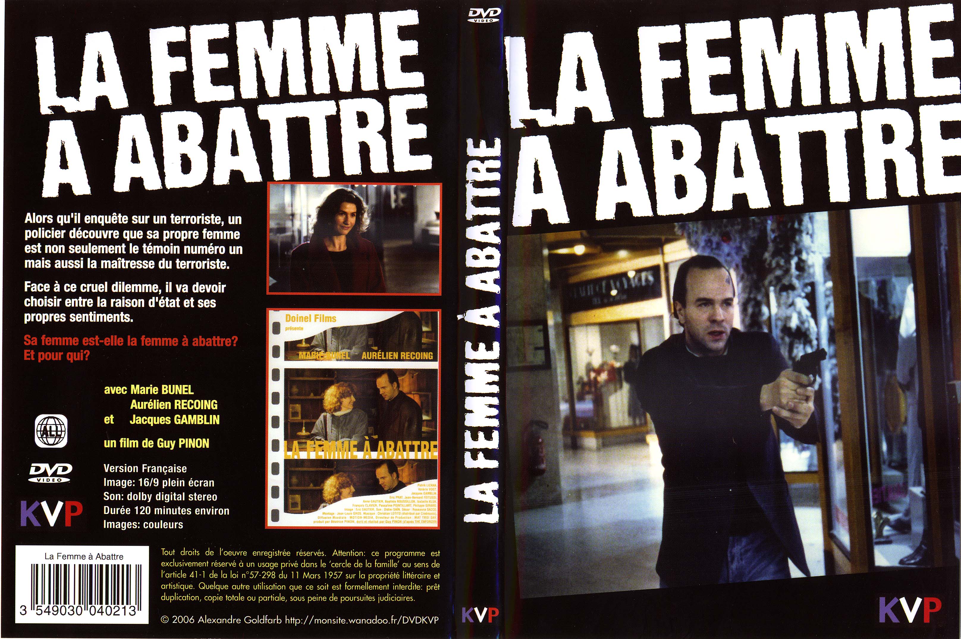 Jaquette DVD La femme  abattre (2006)